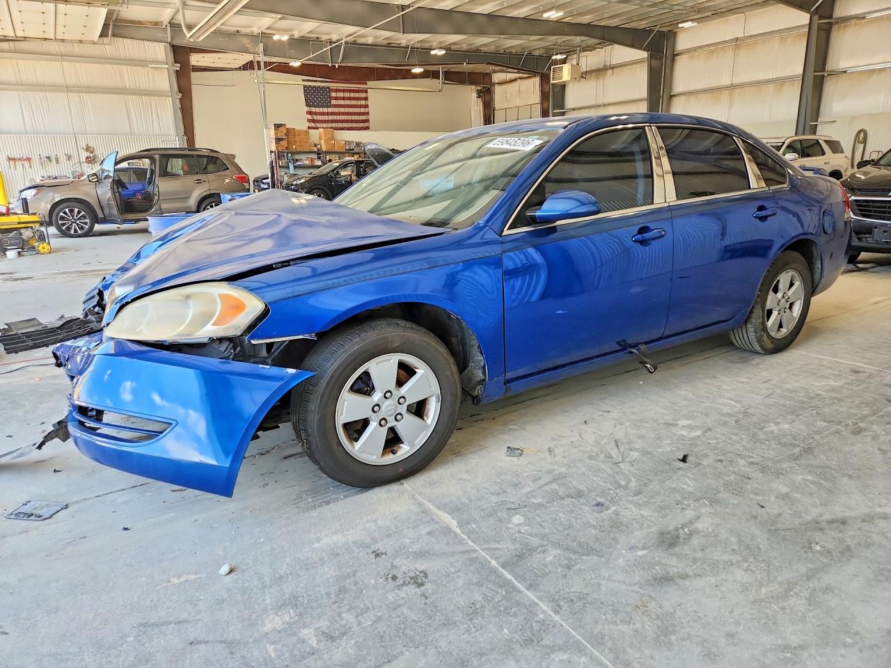 2008 Chevrolet Impala Lt Синий vin: 2G1WT55K989208350