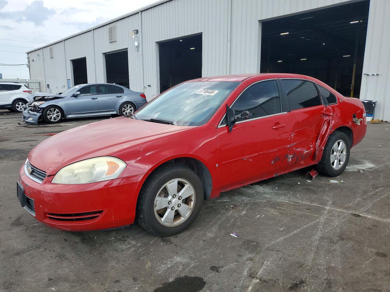 2007 Chevrolet Impala Lt Red vin: 2G1WT55N079377763