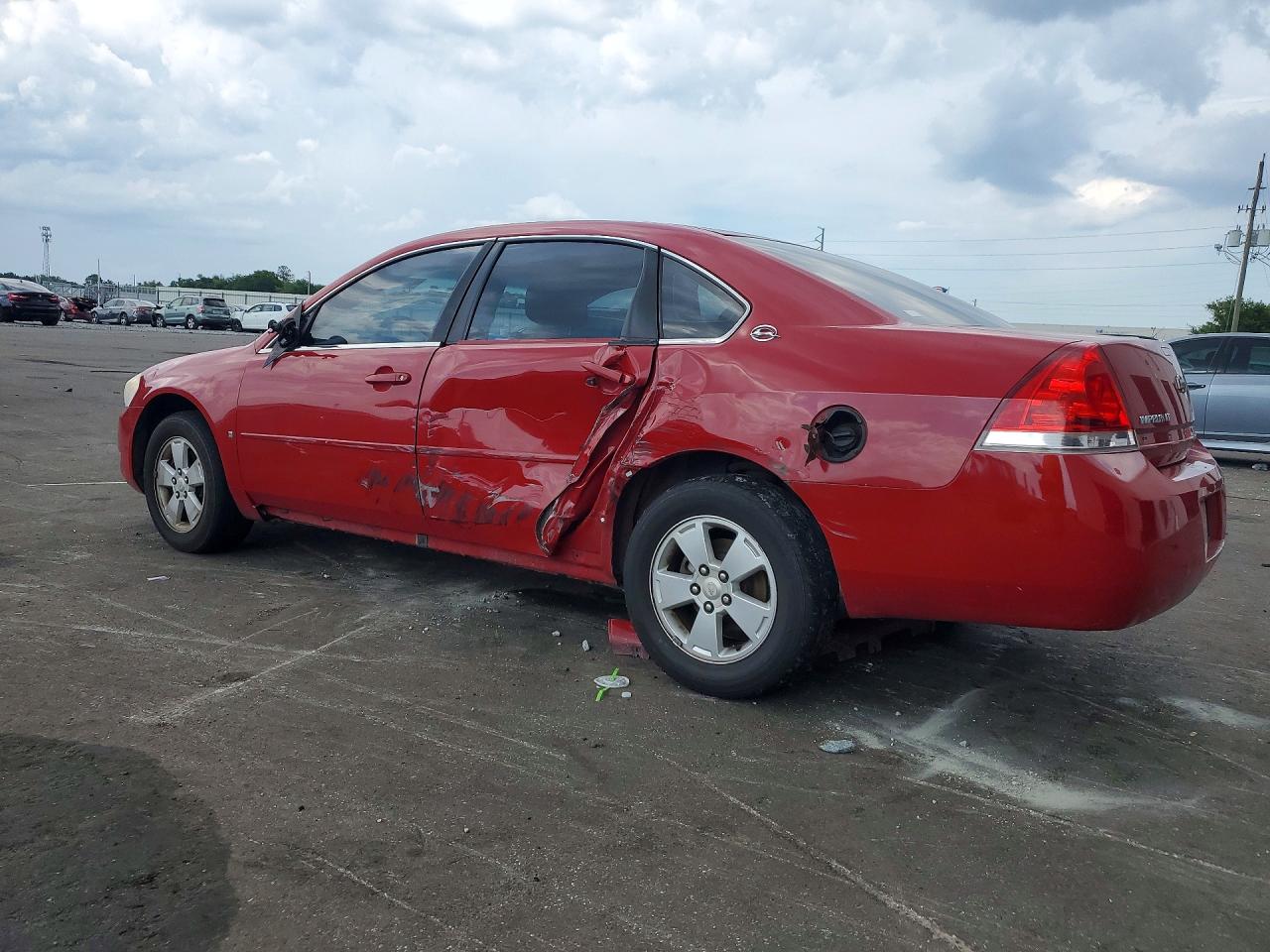 2007 Chevrolet Impala Lt Red vin: 2G1WT55N079377763