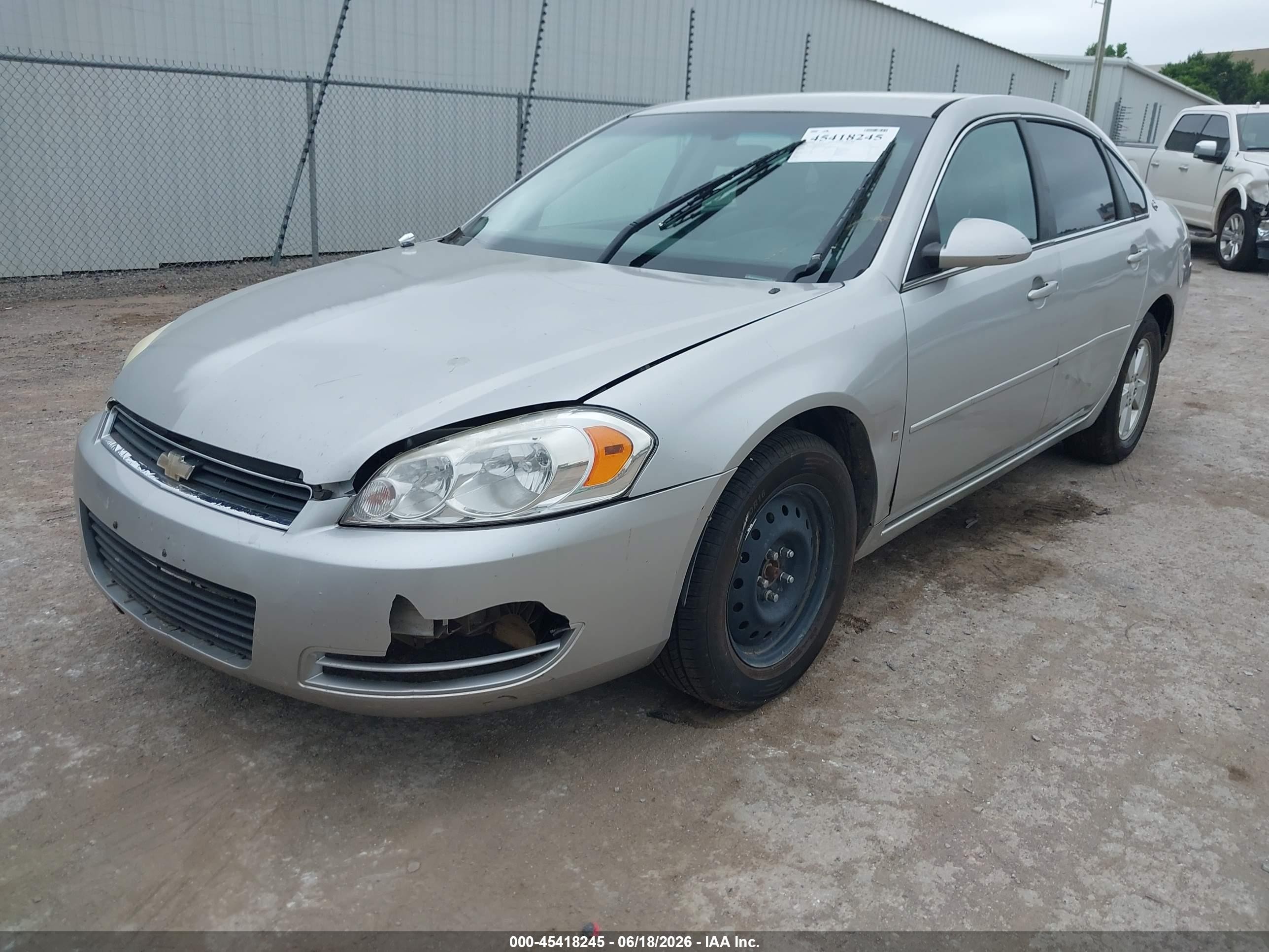 2008 Chevrolet Impala Lt Silver vin: 2G1WT55N181206908