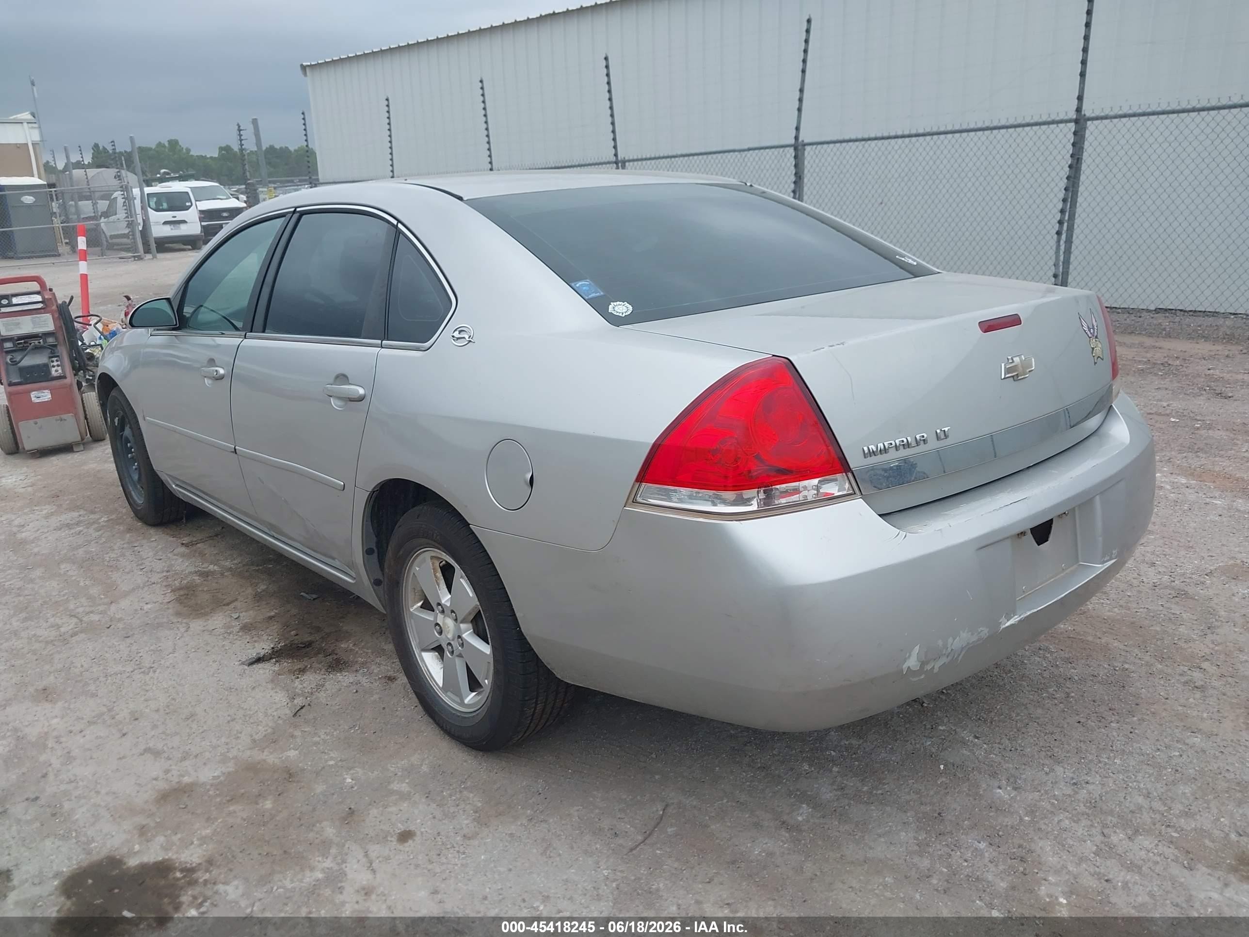2008 Chevrolet Impala Lt Silver vin: 2G1WT55N181206908