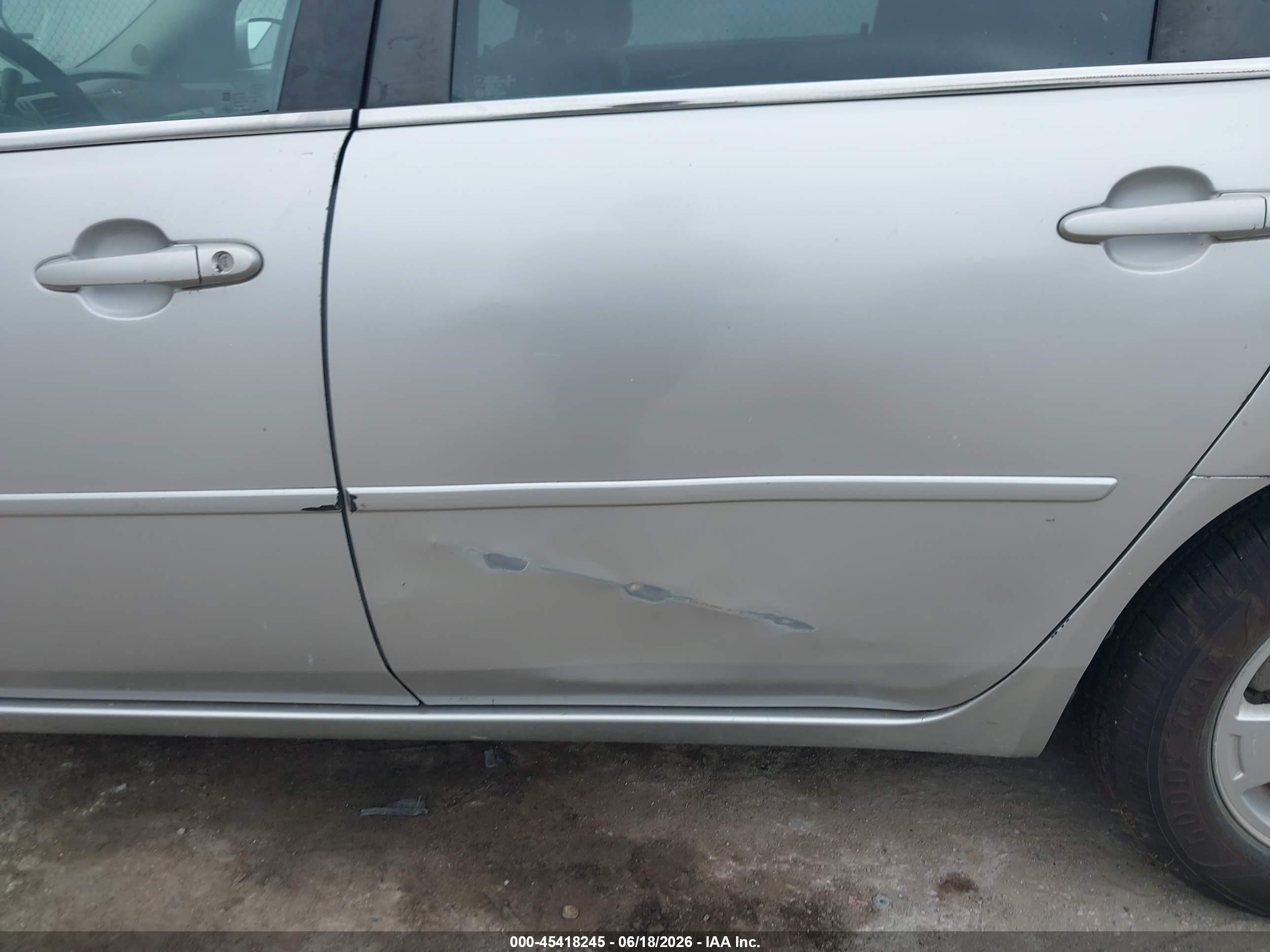 2008 Chevrolet Impala Lt Silver vin: 2G1WT55N181206908