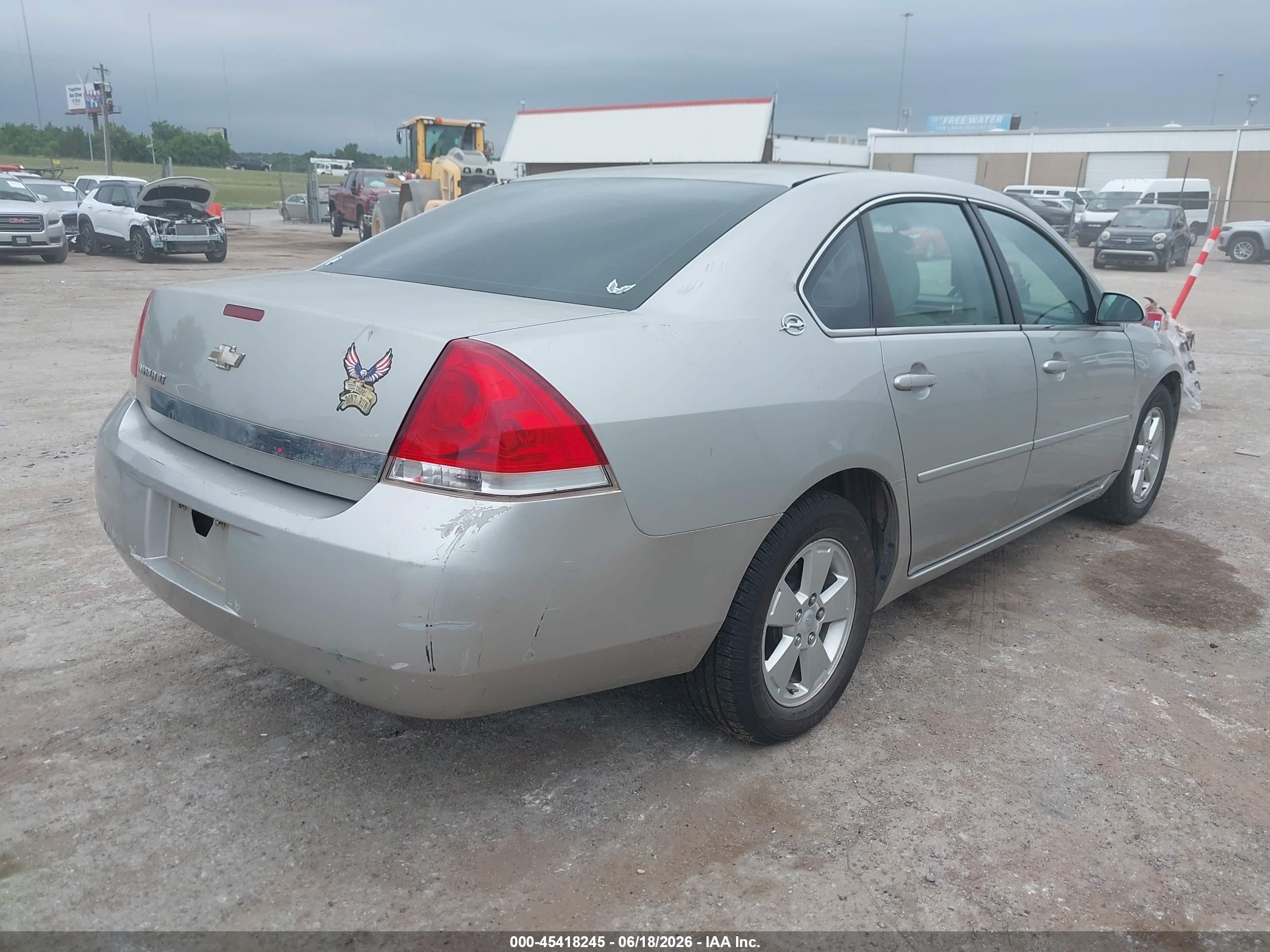 2008 Chevrolet Impala Lt Silver vin: 2G1WT55N181206908