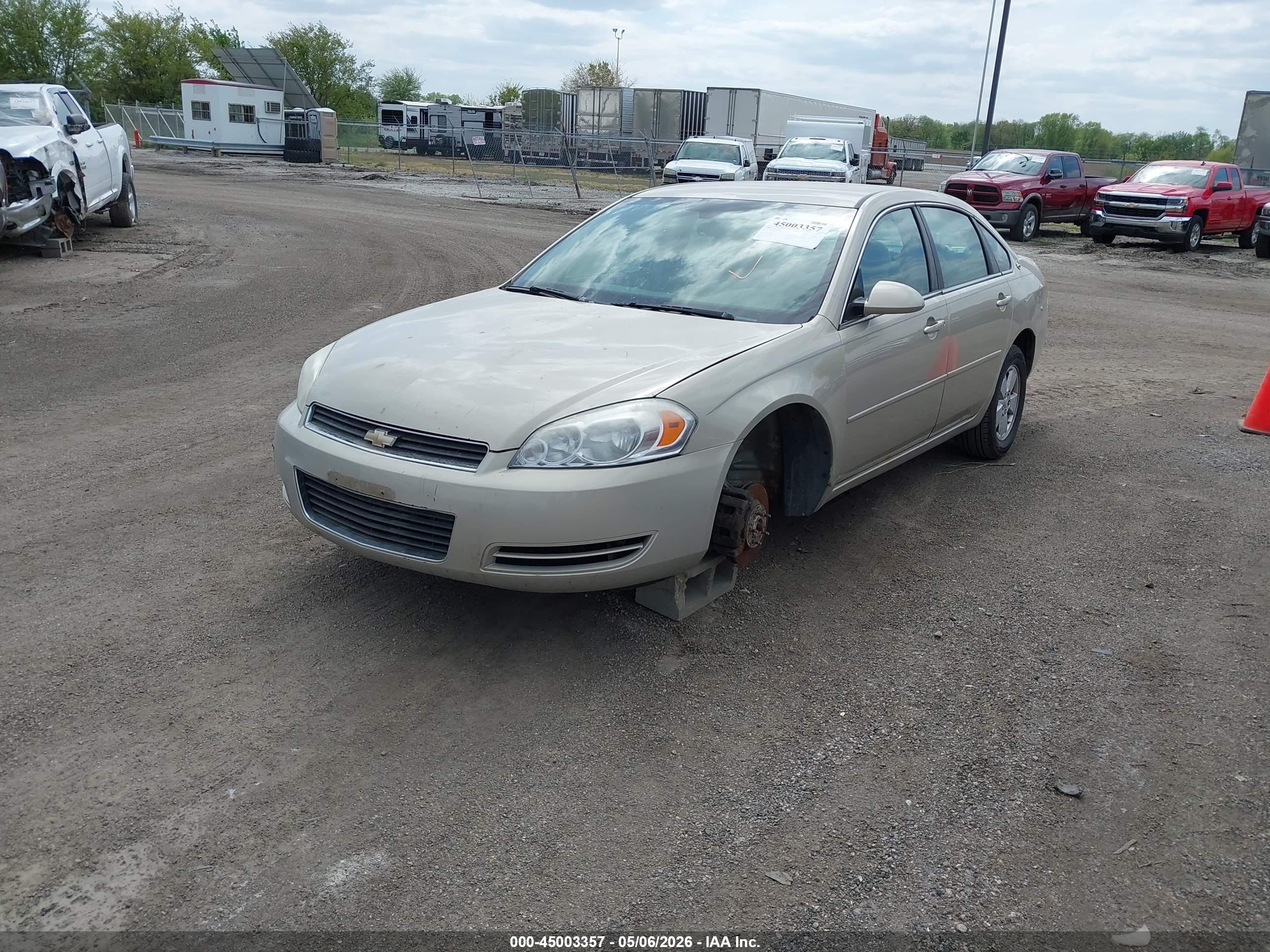 2008 Chevrolet Impala Lt Золотой vin: 2G1WT55N189108446