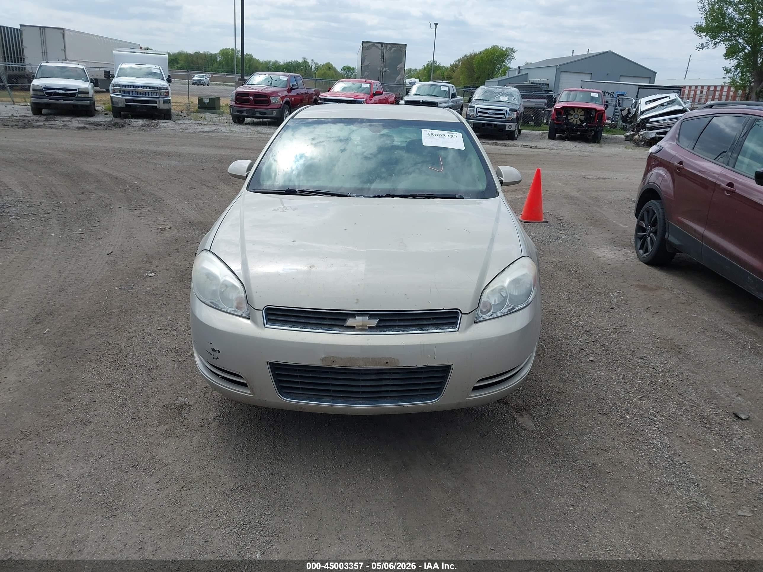 2008 Chevrolet Impala Lt Золотой vin: 2G1WT55N189108446