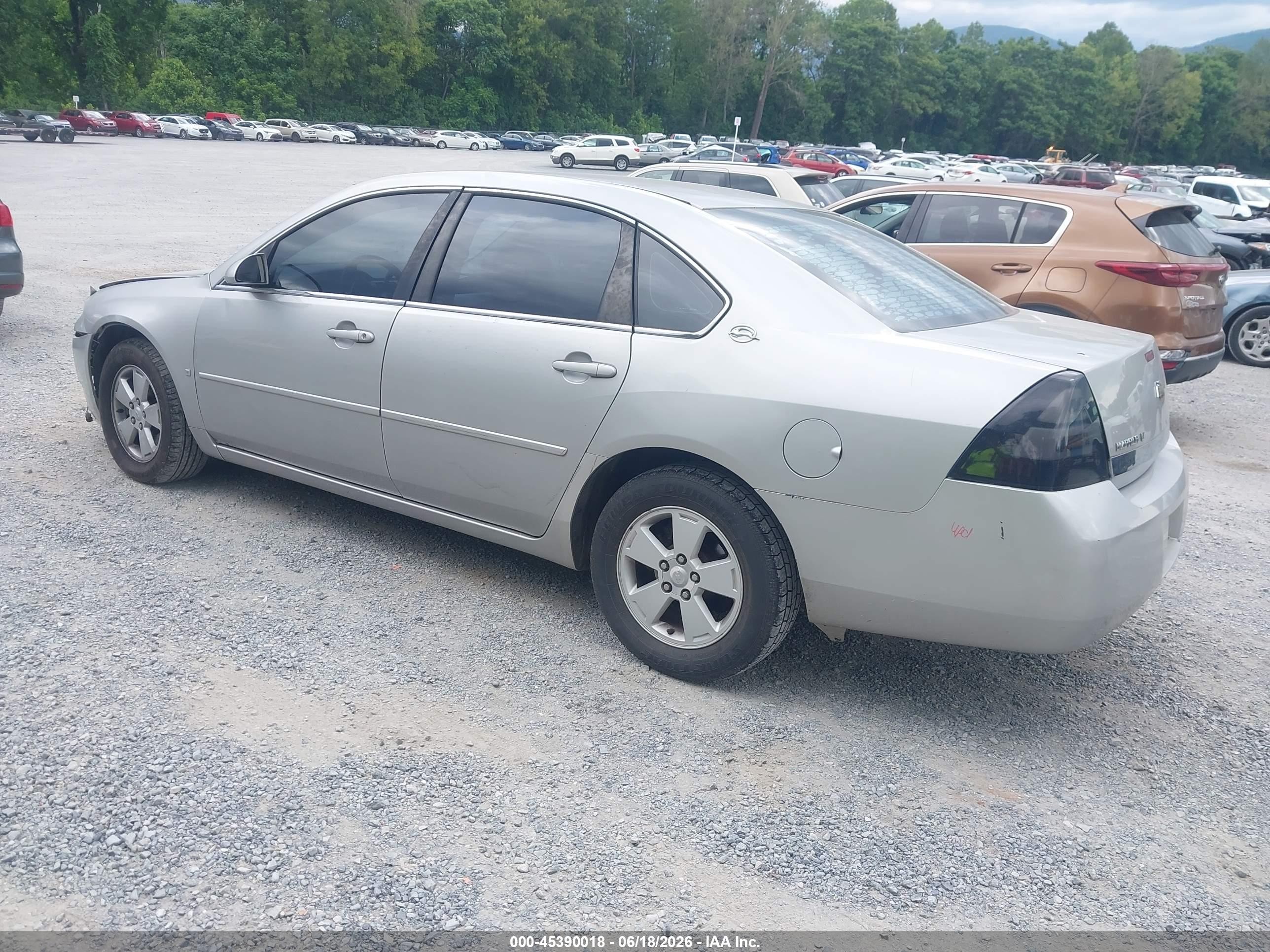 2008 Chevrolet Impala Lt Silver vin: 2G1WT55N189122234