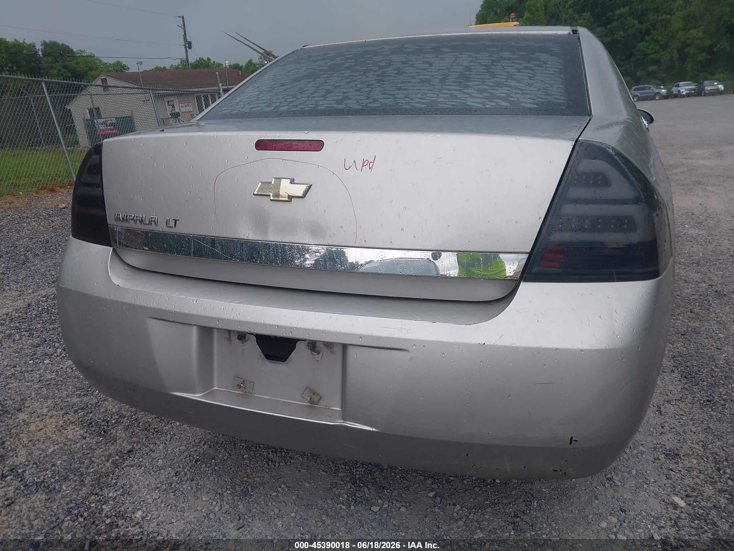 2008 Chevrolet Impala Lt Silver vin: 2G1WT55N189122234