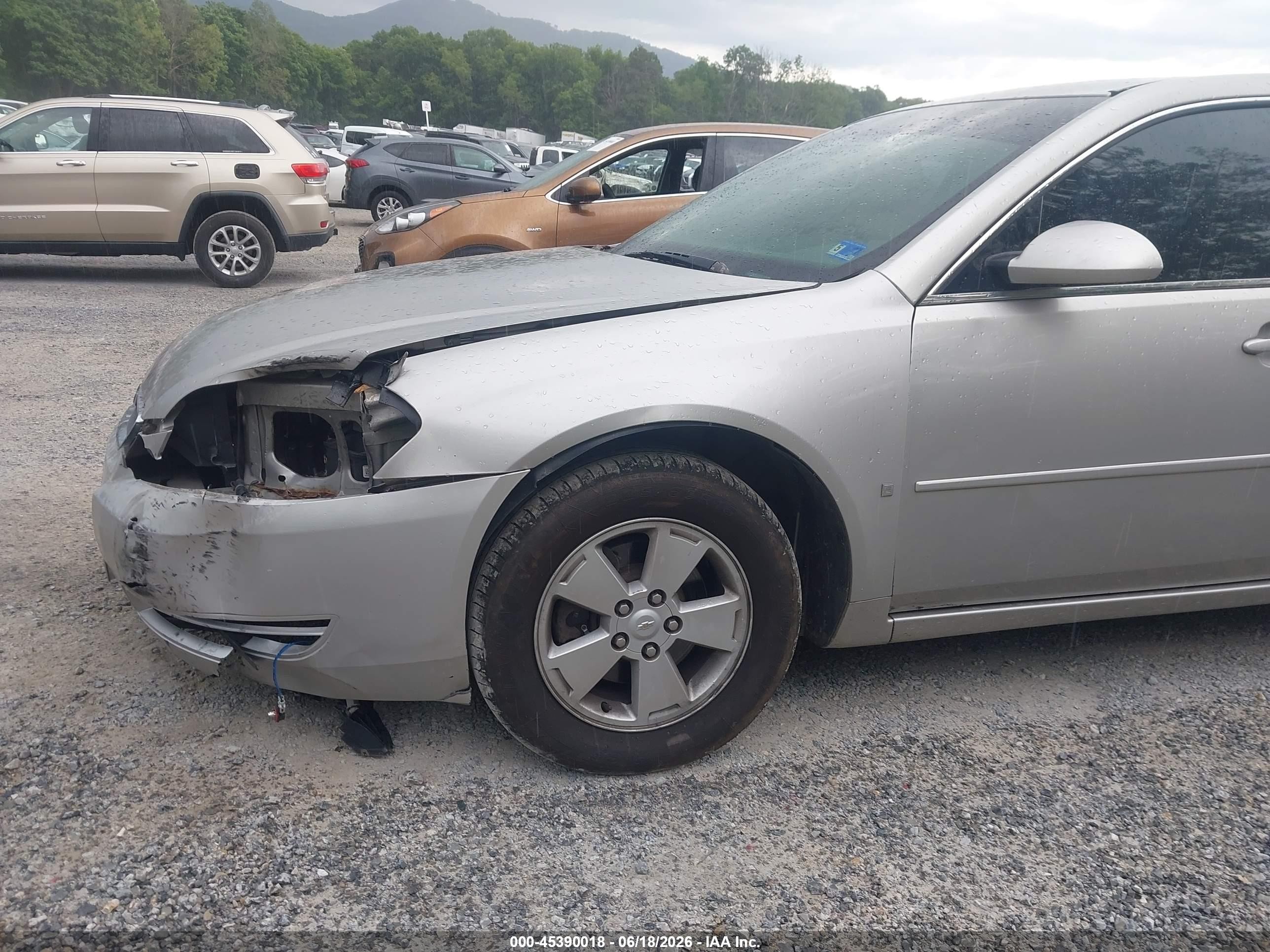 2008 Chevrolet Impala Lt Silver vin: 2G1WT55N189122234