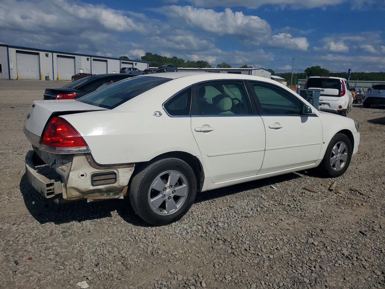 2008 Chevrolet Impala Lt White vin: 2G1WT55N189219644