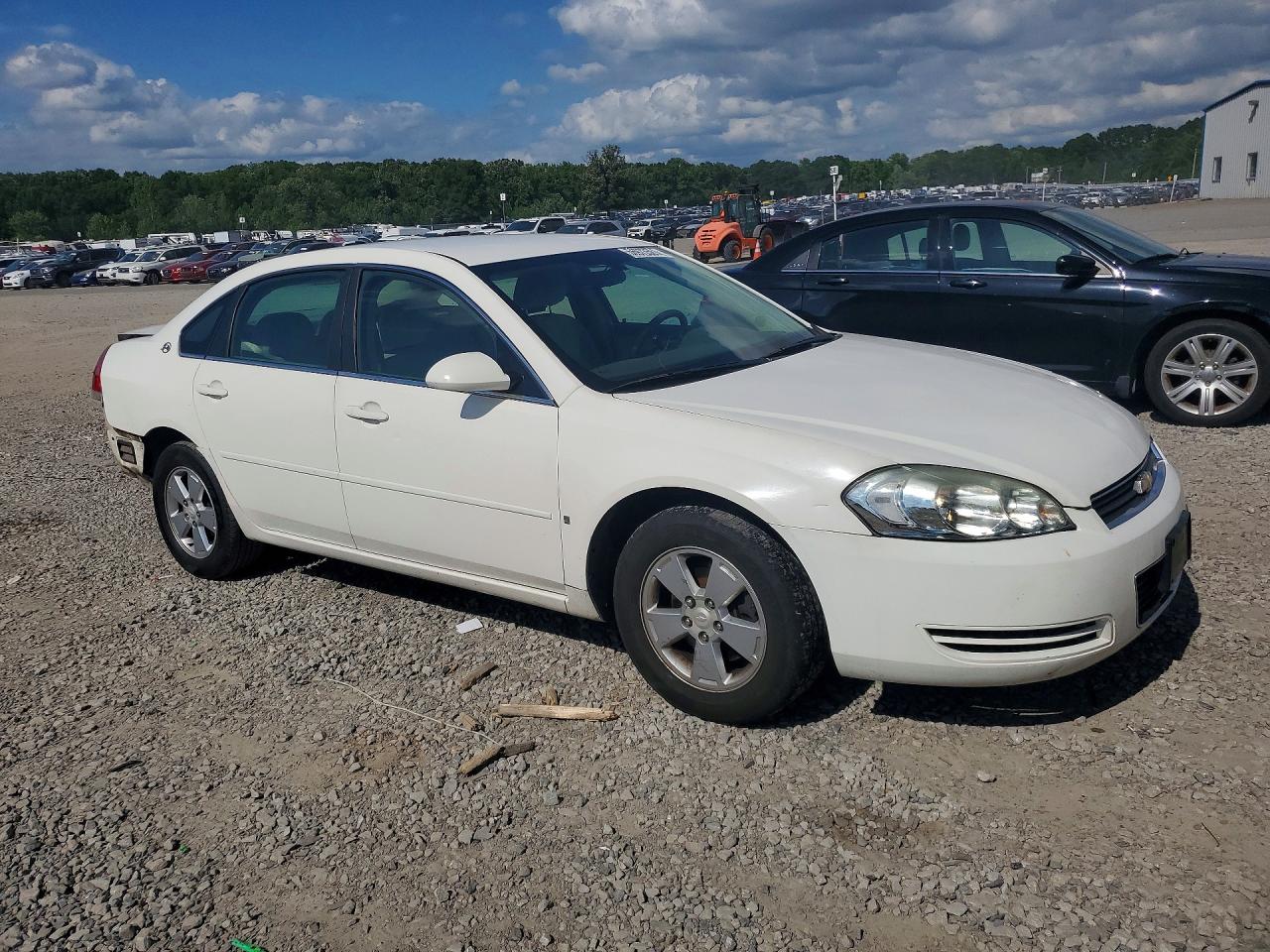 2008 Chevrolet Impala Lt White vin: 2G1WT55N189219644