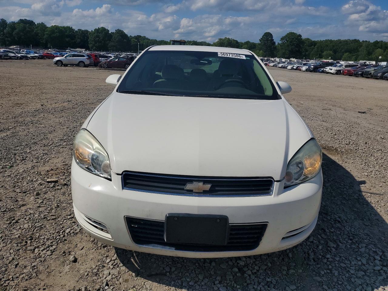 2008 Chevrolet Impala Lt White vin: 2G1WT55N189219644
