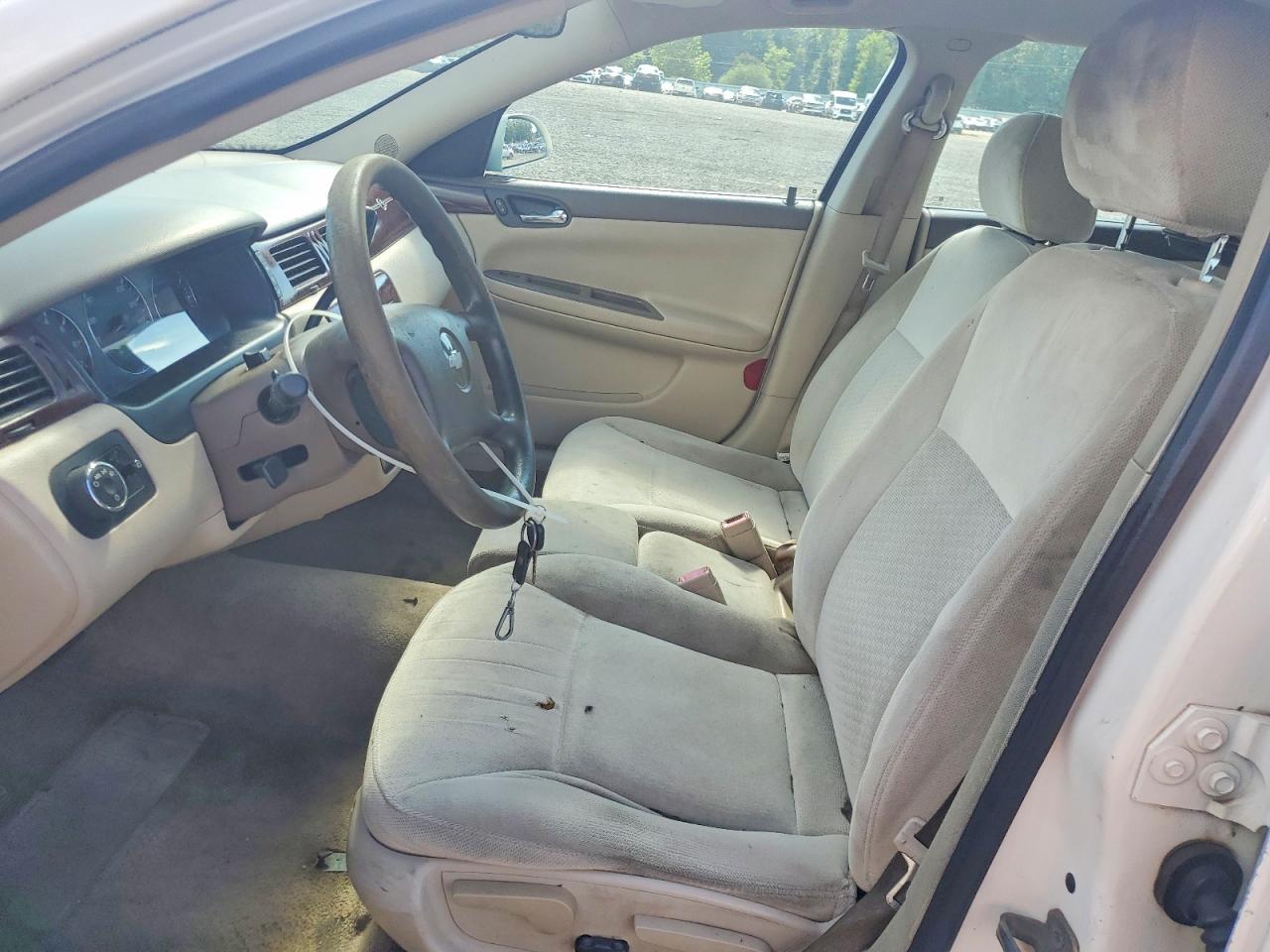 2008 Chevrolet Impala Lt White vin: 2G1WT55N189219644