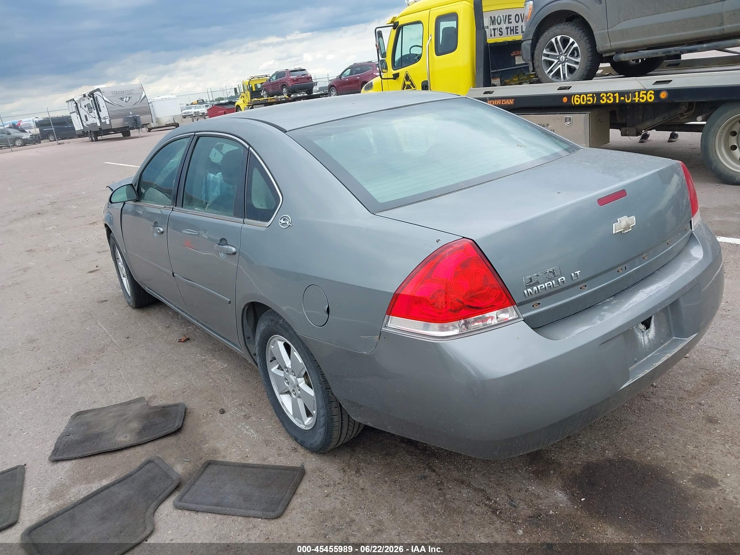 2008 Chevrolet Impala Lt Gray vin: 2G1WT55N289174634