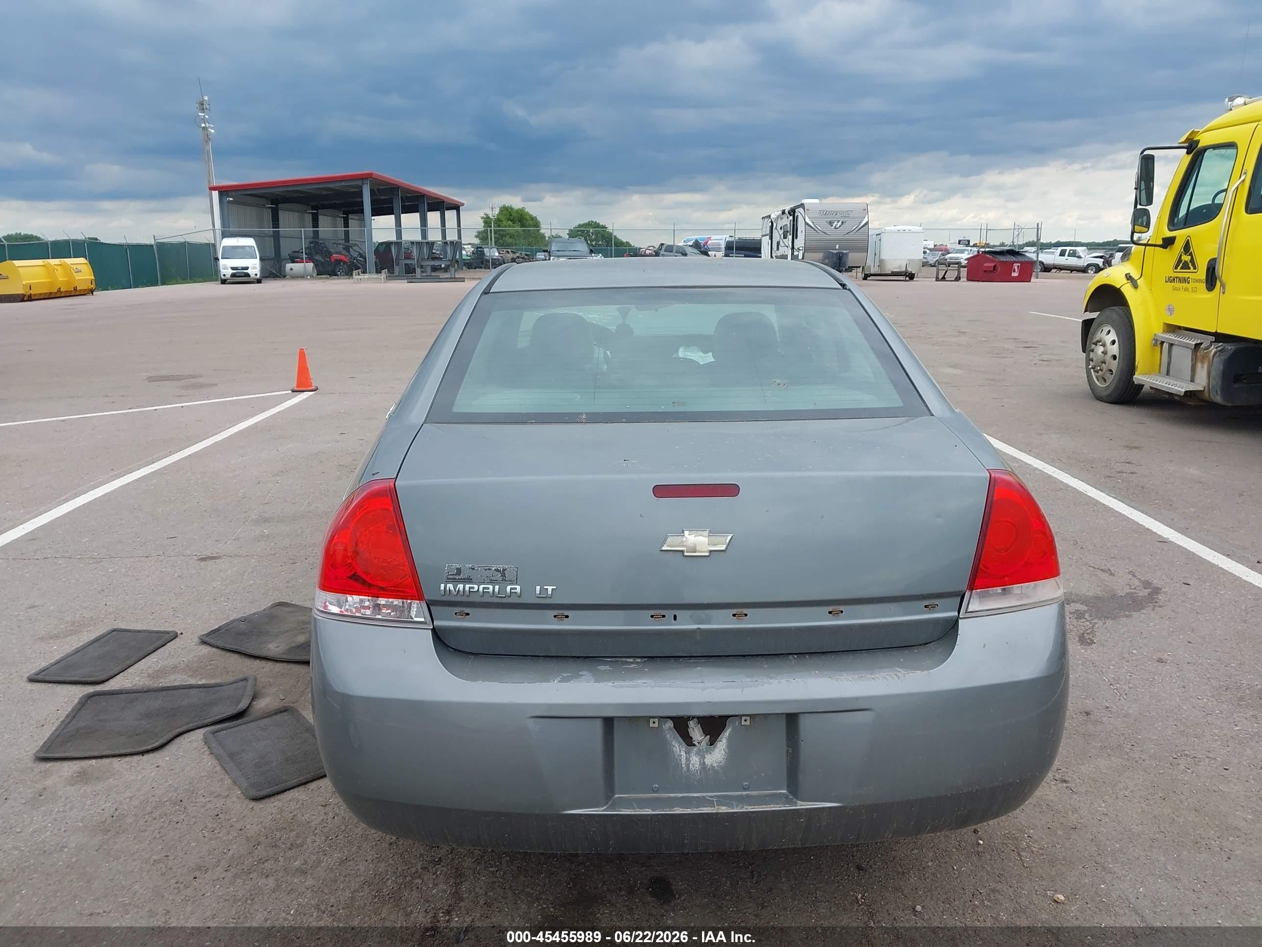 2008 Chevrolet Impala Lt Gray vin: 2G1WT55N289174634