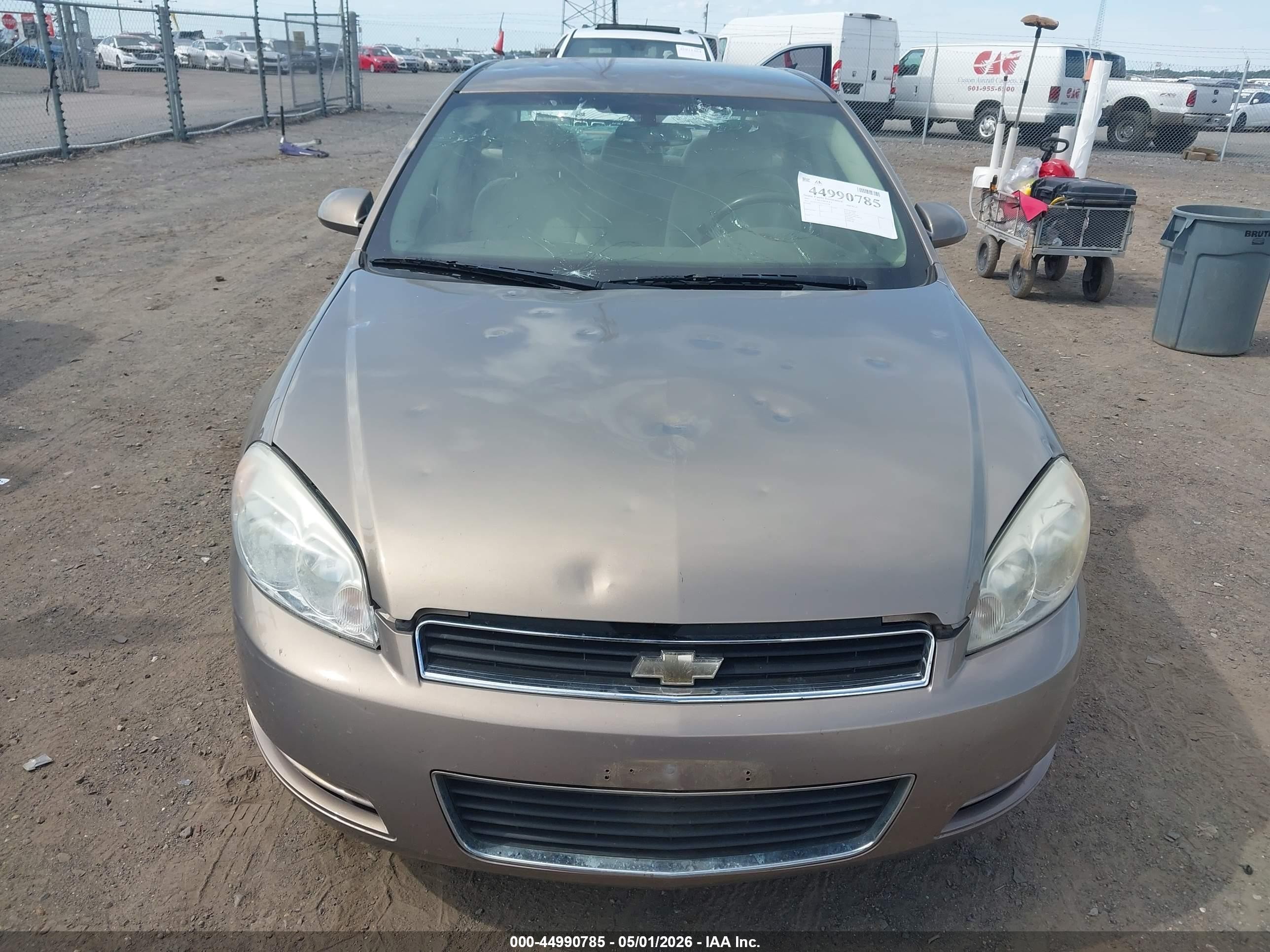 2007 Chevrolet Impala Lt Brown vin: 2G1WT55N379335118