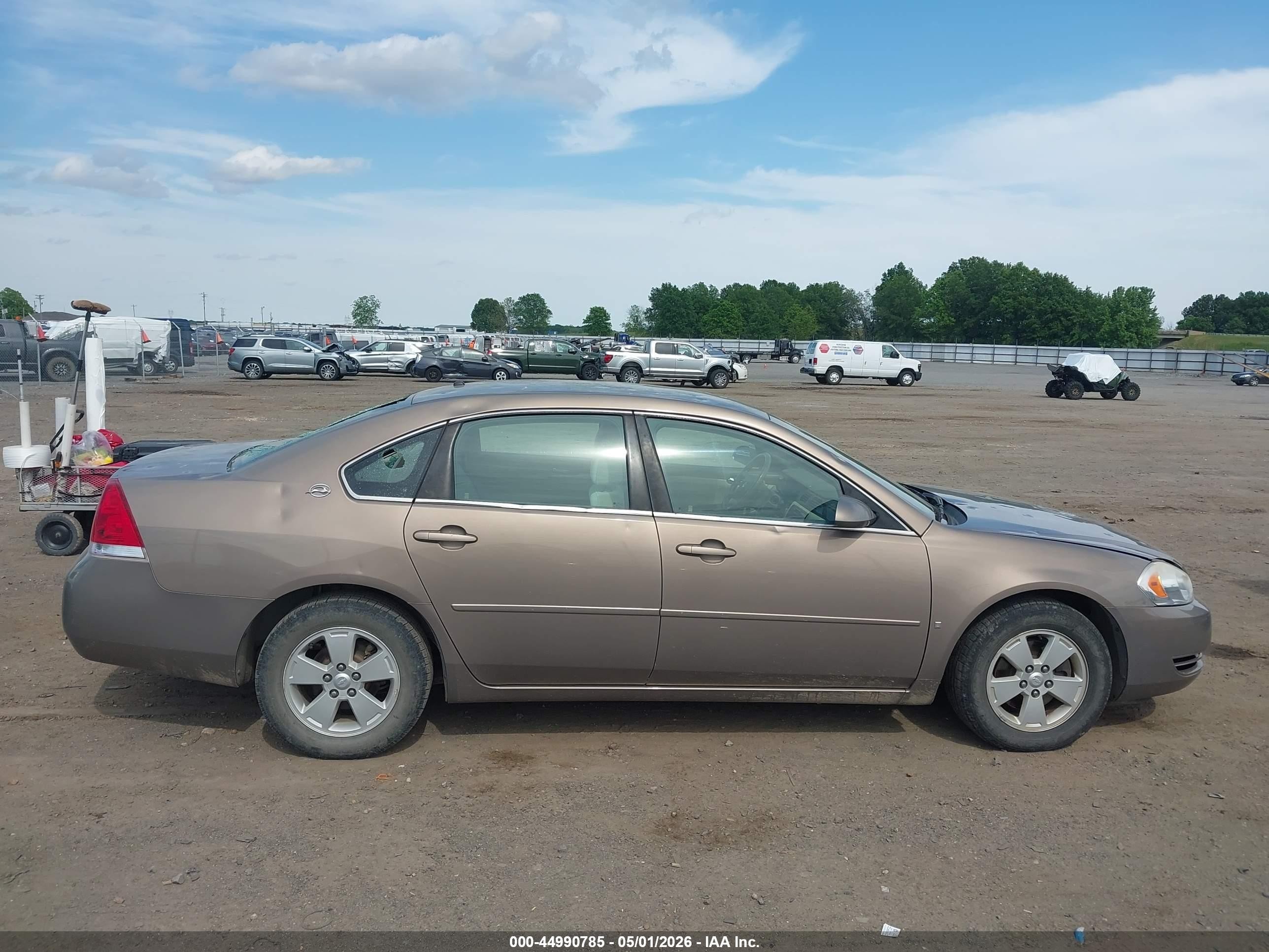2007 Chevrolet Impala Lt Brown vin: 2G1WT55N379335118