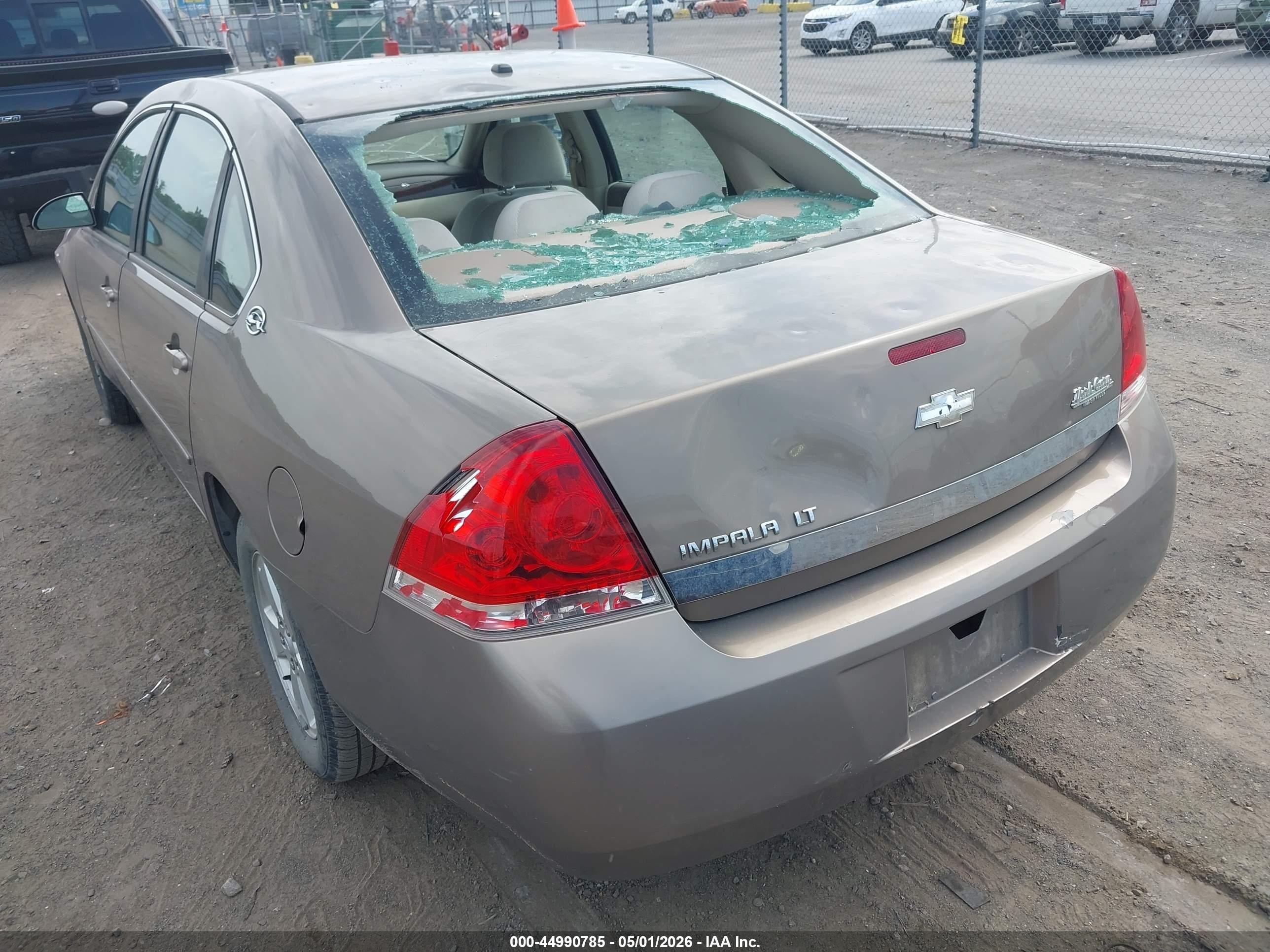2007 Chevrolet Impala Lt Brown vin: 2G1WT55N379335118