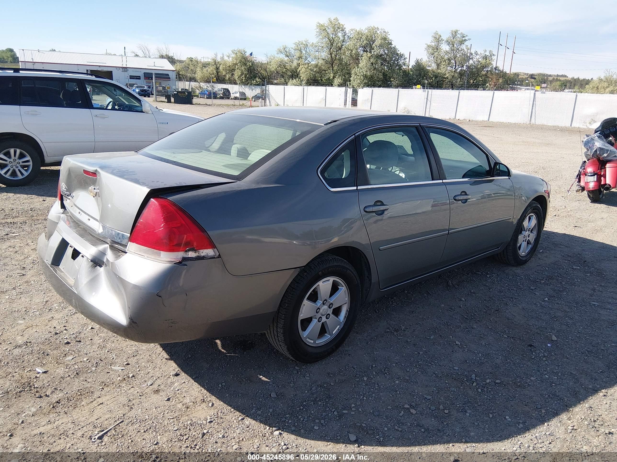 2008 Chevrolet Impala Lt Серый vin: 2G1WT55N389116046