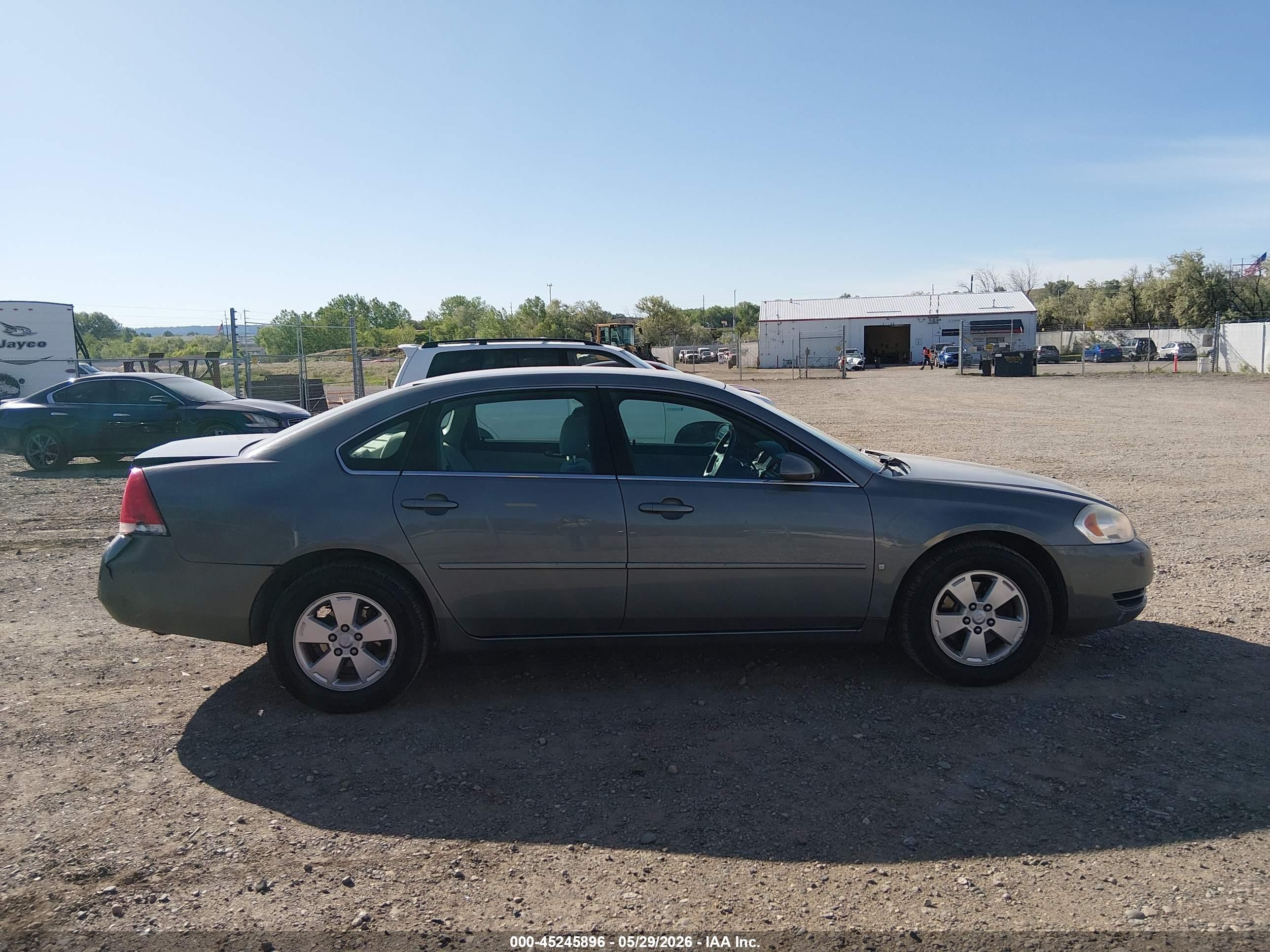 2008 Chevrolet Impala Lt Серый vin: 2G1WT55N389116046