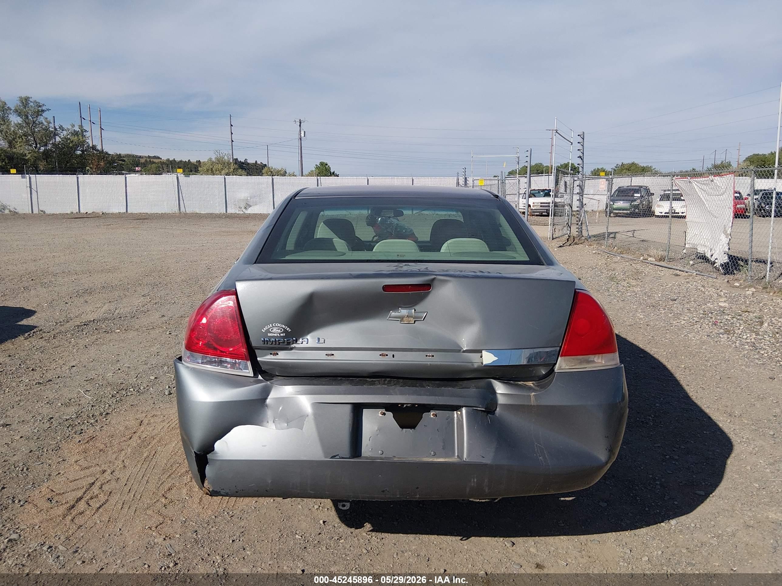 2008 Chevrolet Impala Lt Серый vin: 2G1WT55N389116046