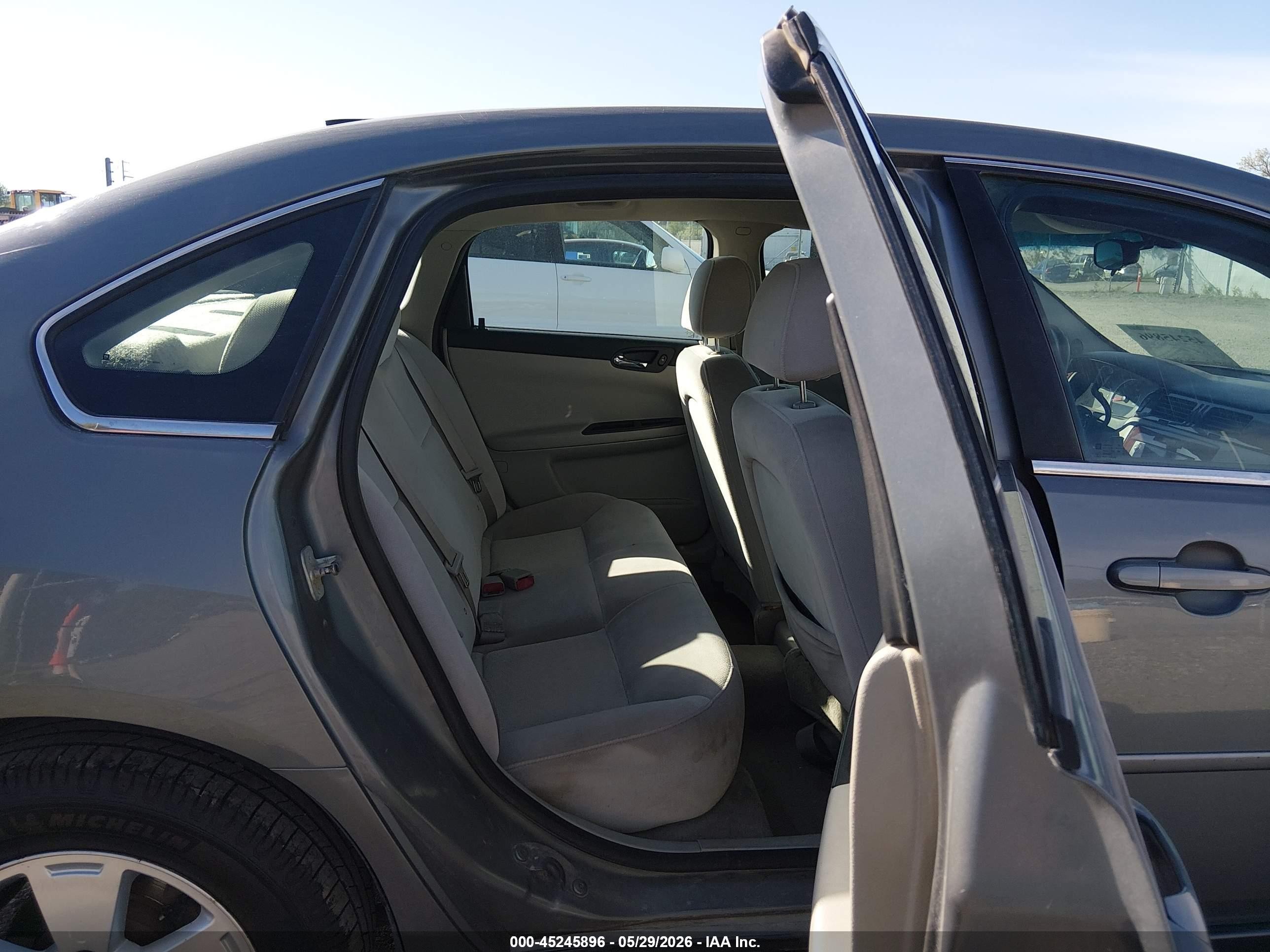2008 Chevrolet Impala Lt Серый vin: 2G1WT55N389116046