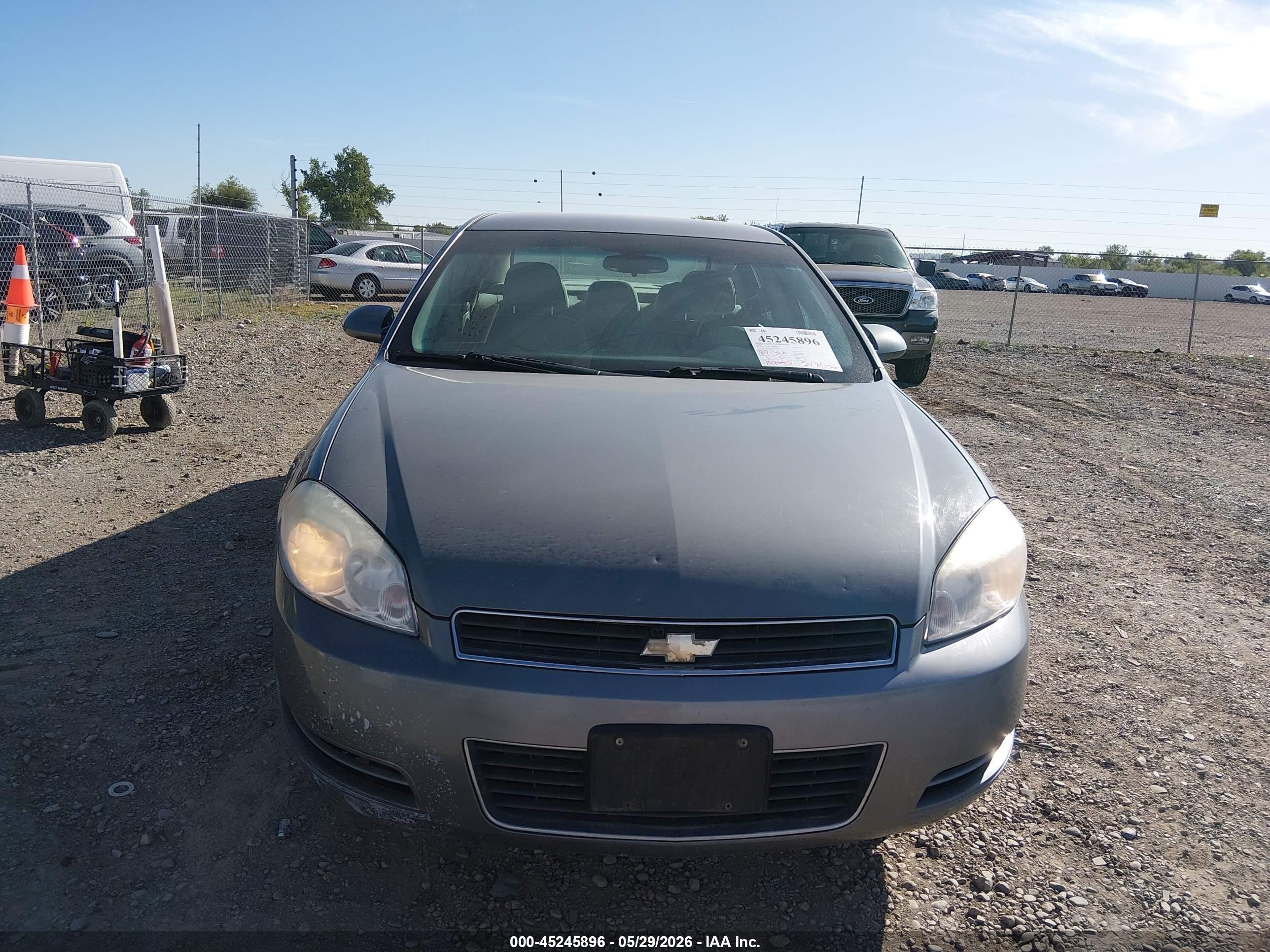 2008 Chevrolet Impala Lt Серый vin: 2G1WT55N389116046