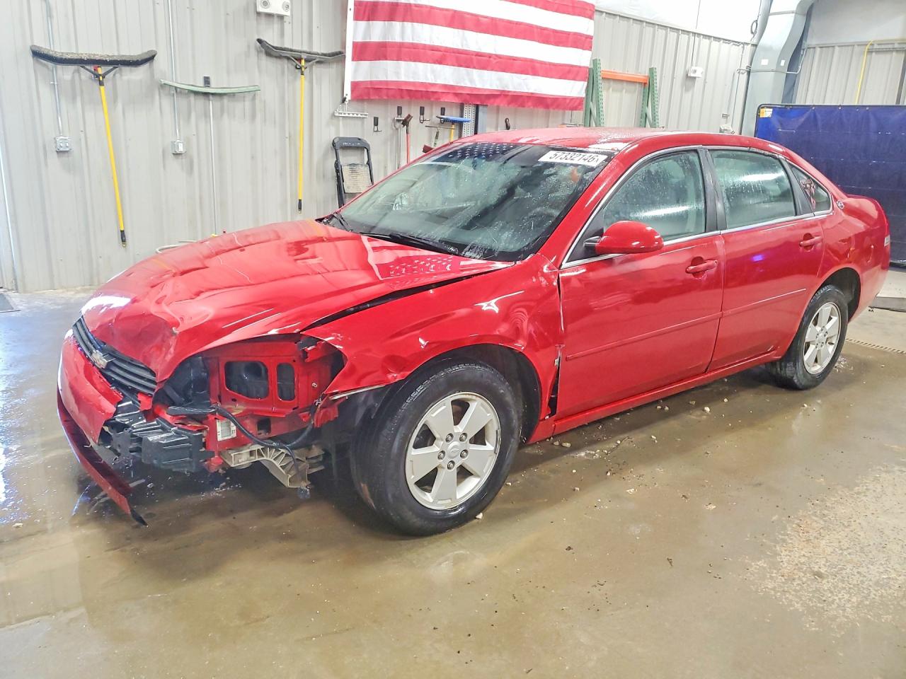 2008 Chevrolet Impala Lt Красный vin: 2G1WT55N481301124