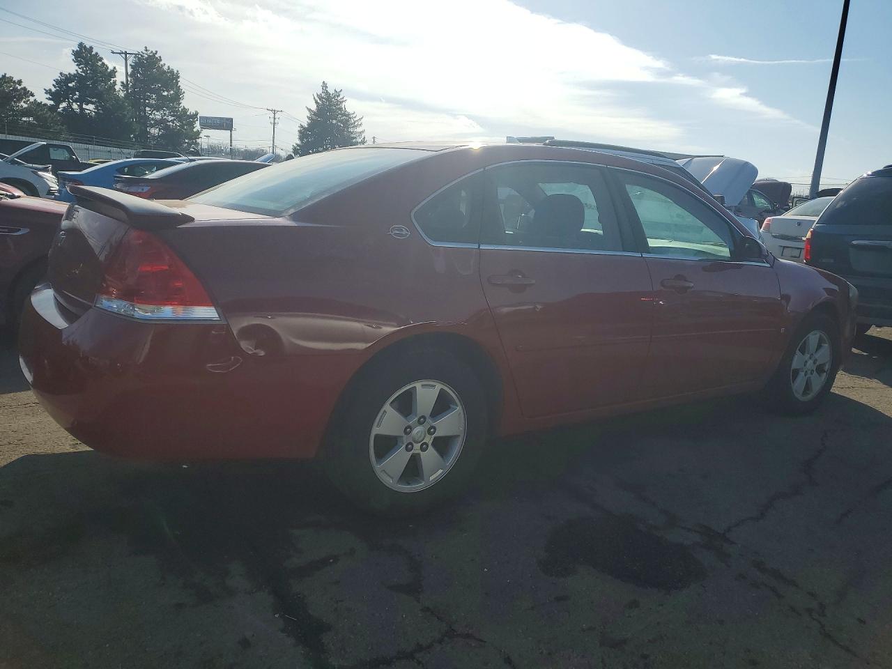 2007 Chevrolet Impala Lt Красный vin: 2G1WT55N779272217