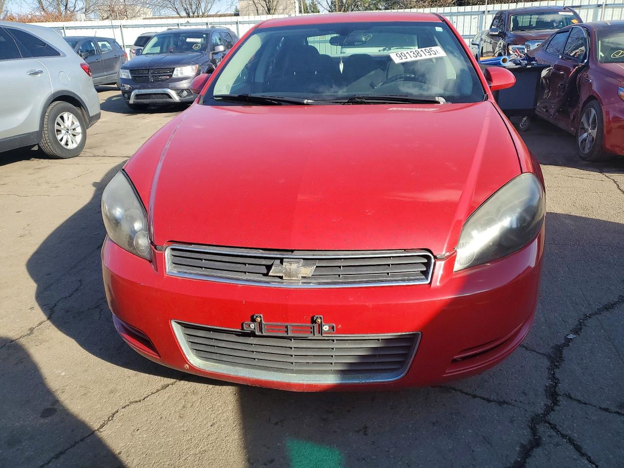 2007 Chevrolet Impala Lt Красный vin: 2G1WT55N779272217