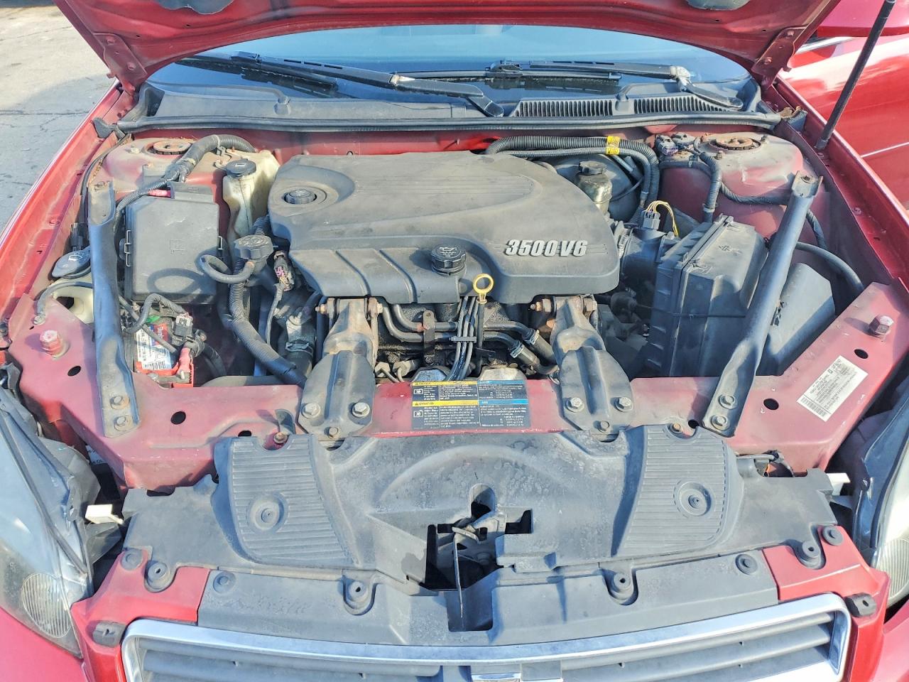 2007 Chevrolet Impala Lt Красный vin: 2G1WT55N779272217
