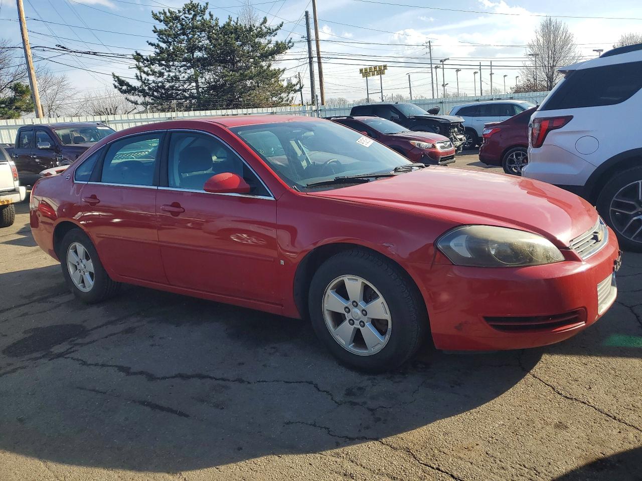 2007 Chevrolet Impala Lt Красный vin: 2G1WT55N779272217