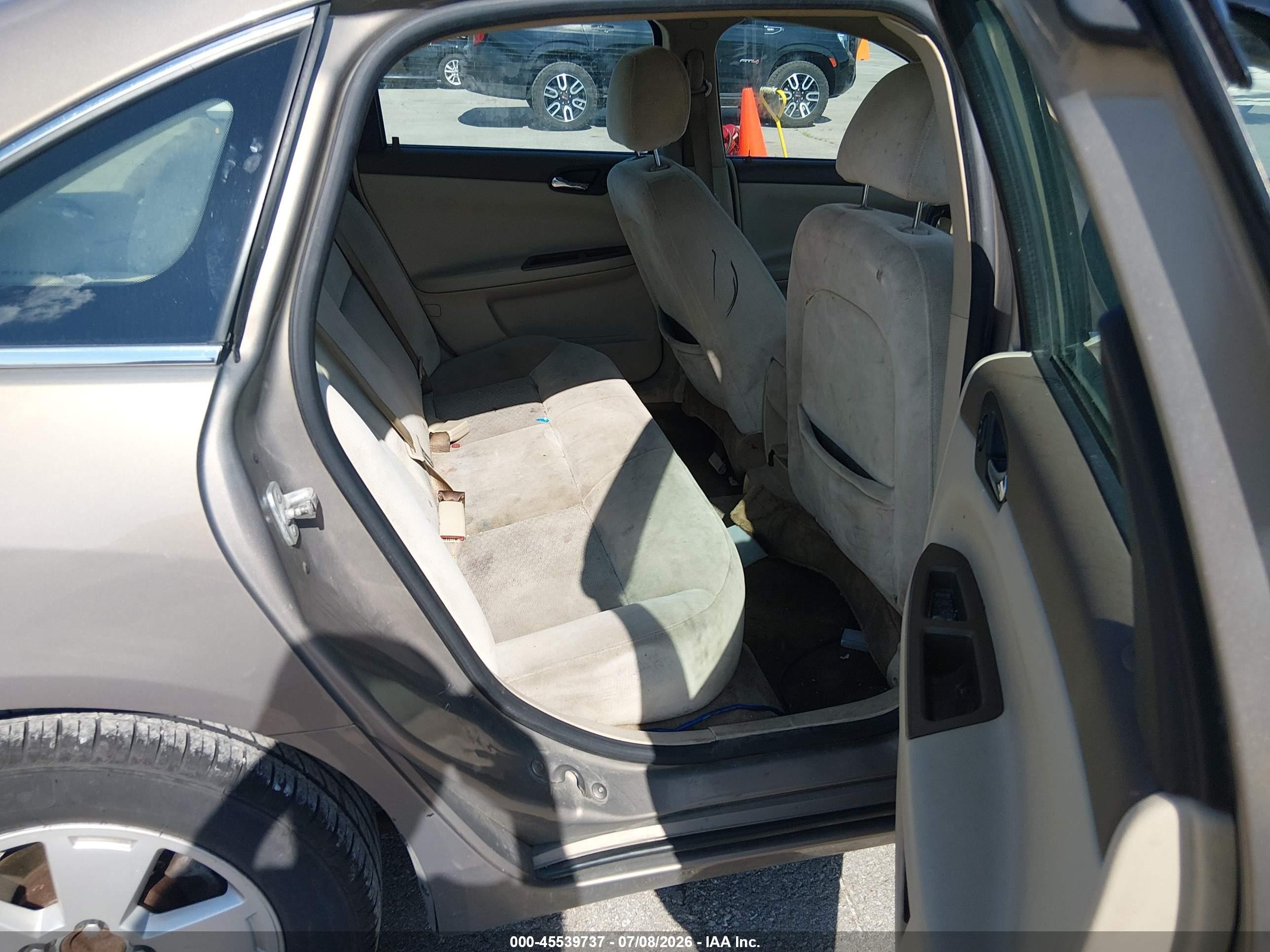 2007 Chevrolet Impala 3.5l Lt Золотой vin: 2G1WT55N879122164
