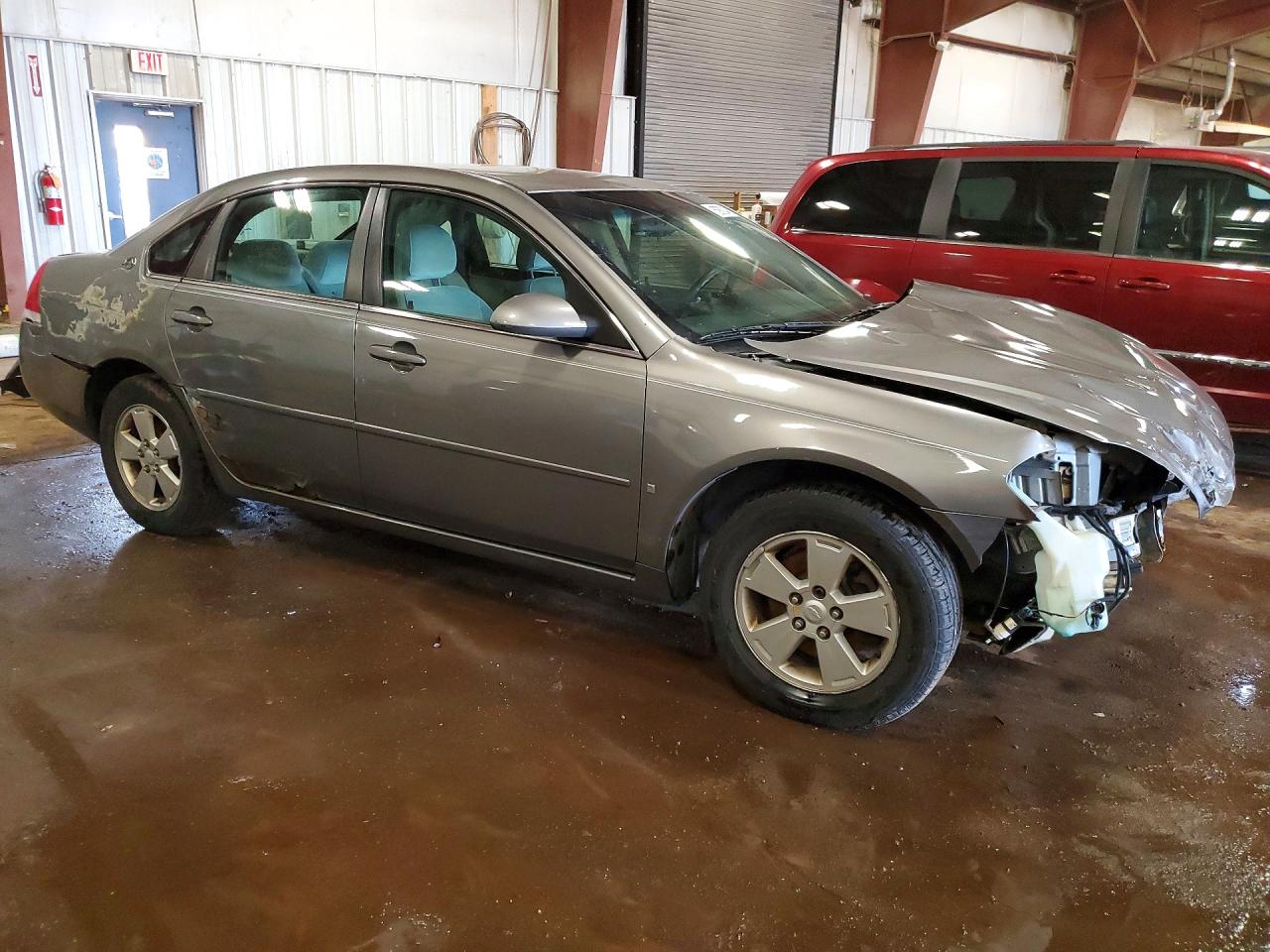 2008 Chevrolet Impala Lt Gray vin: 2G1WT55N881236293