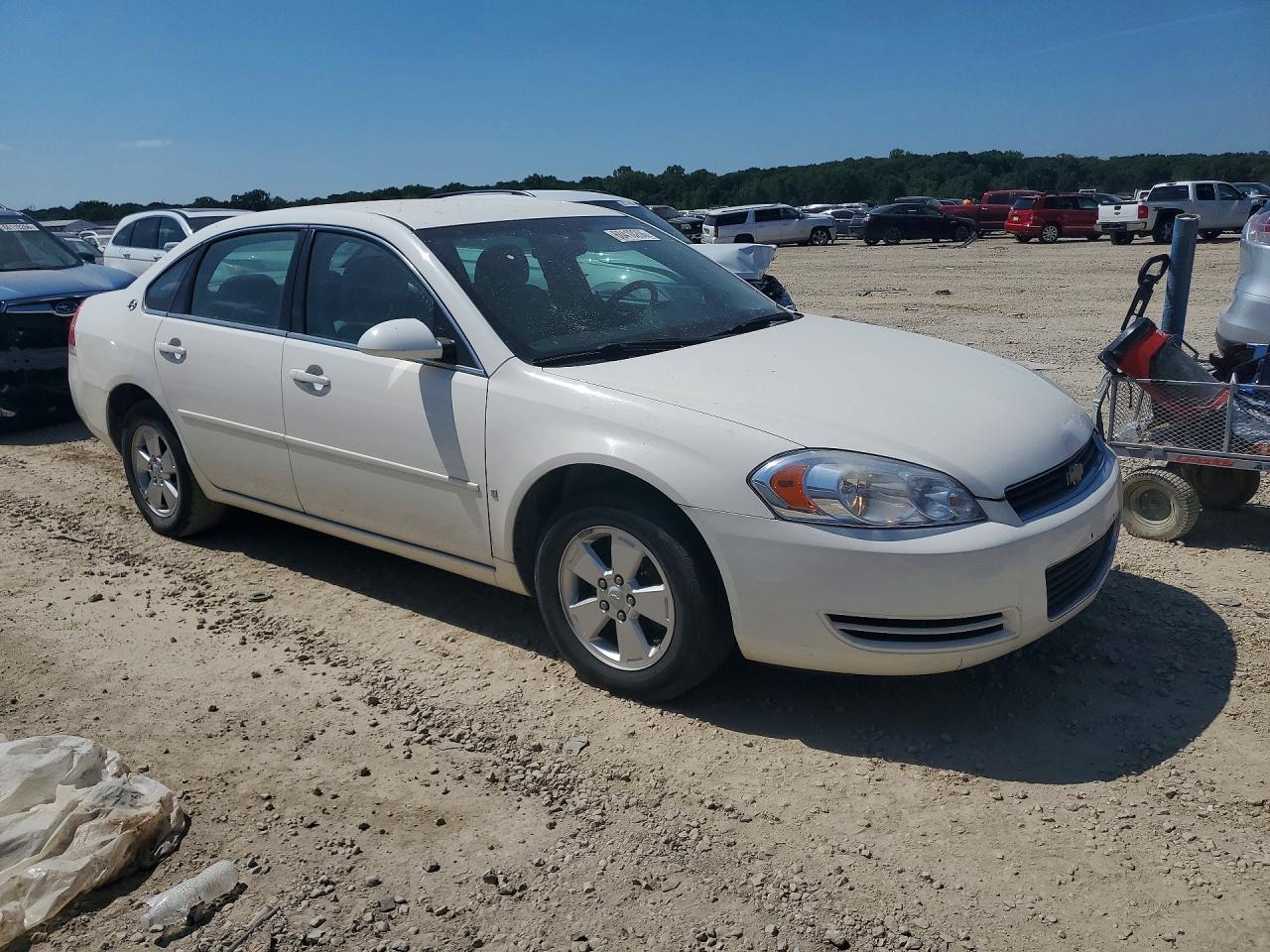 2007 Chevrolet Impala Lt White vin: 2G1WT55N979329520