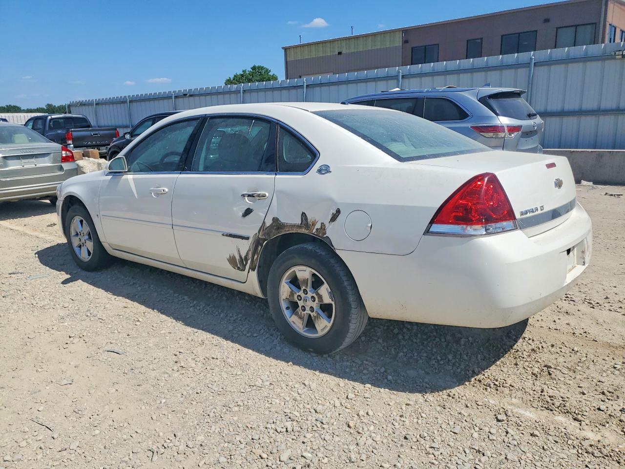 2007 Chevrolet Impala Lt White vin: 2G1WT55N979329520