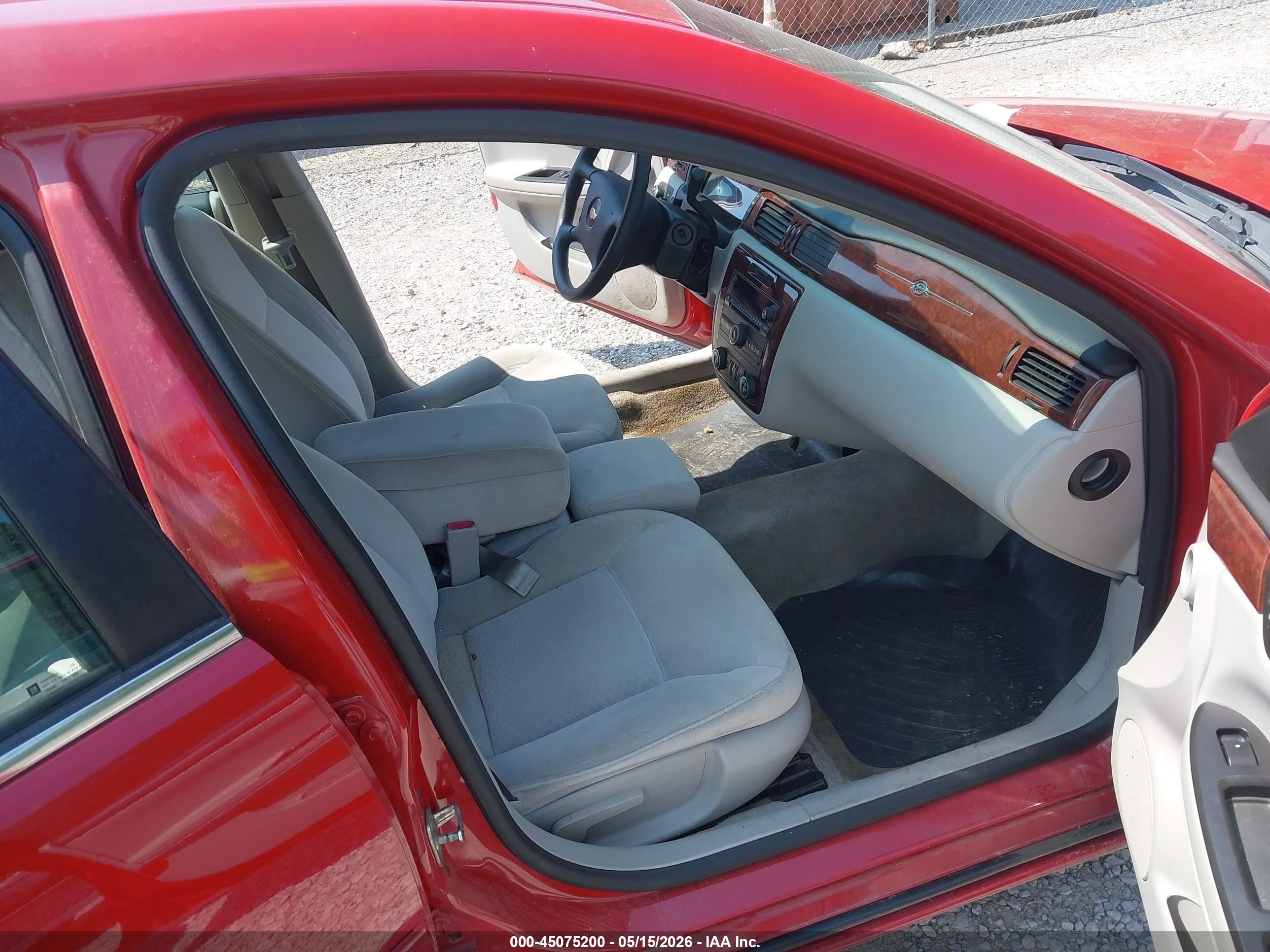 2008 Chevrolet Impala Lt Red vin: 2G1WT55N981208597