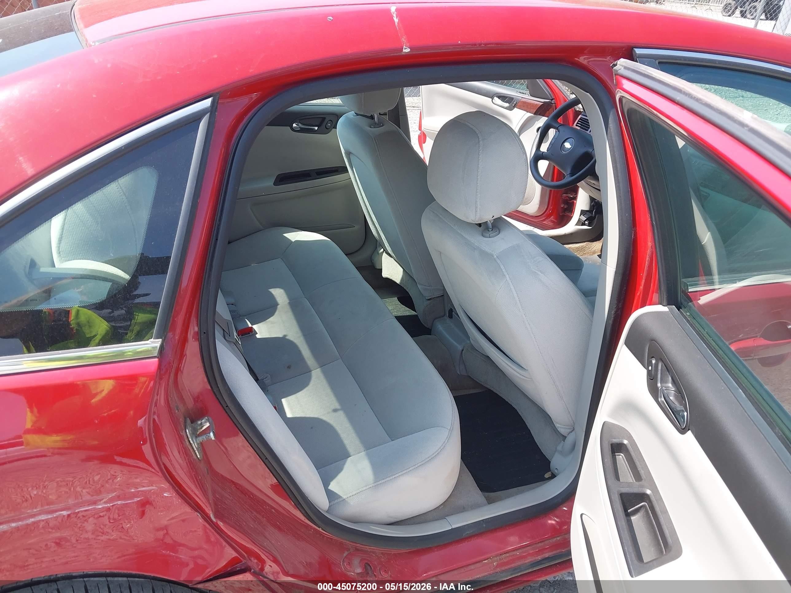 2008 Chevrolet Impala Lt Red vin: 2G1WT55N981208597