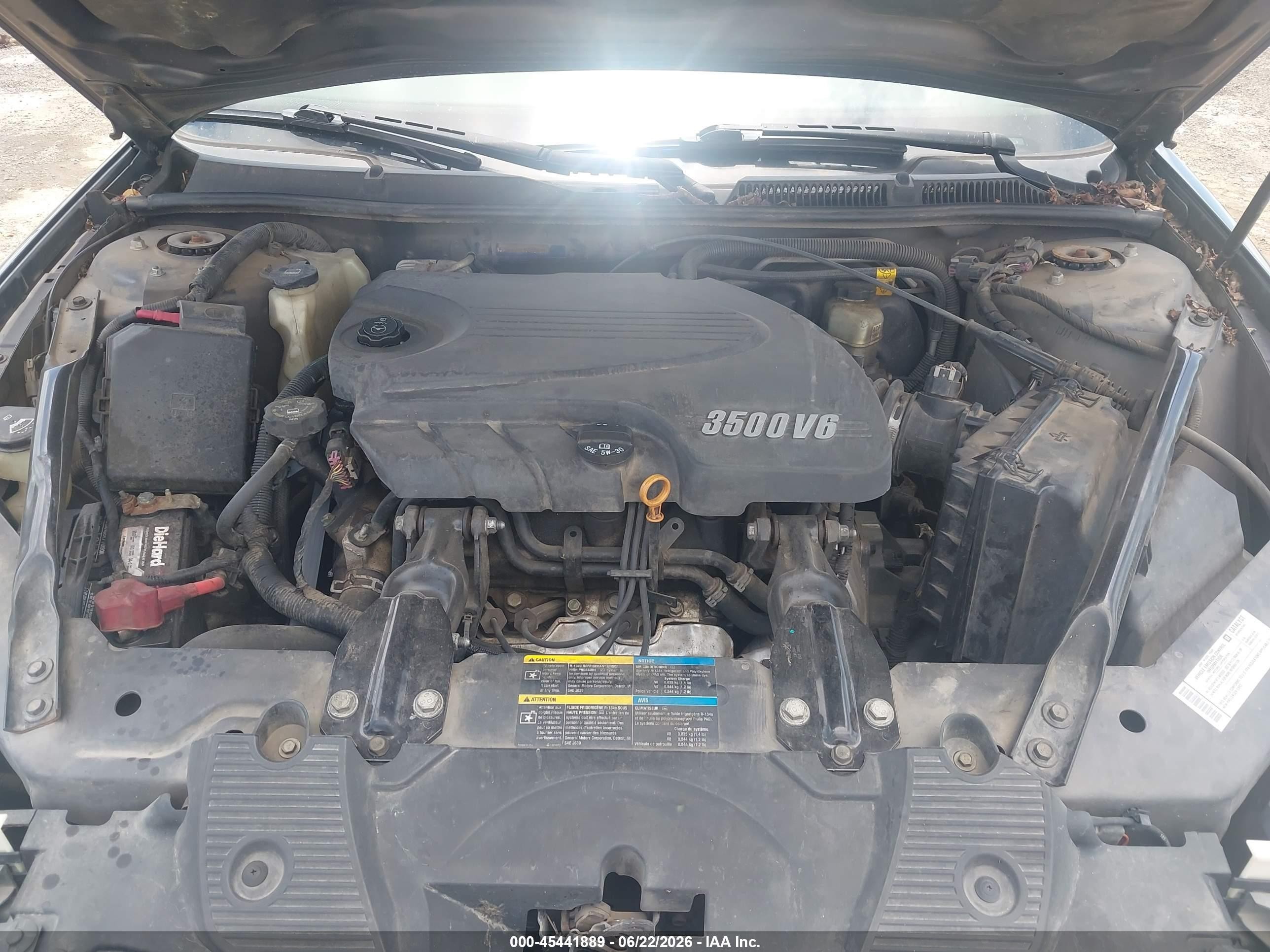 2008 Chevrolet Impala Lt Blue vin: 2G1WT55N981287575