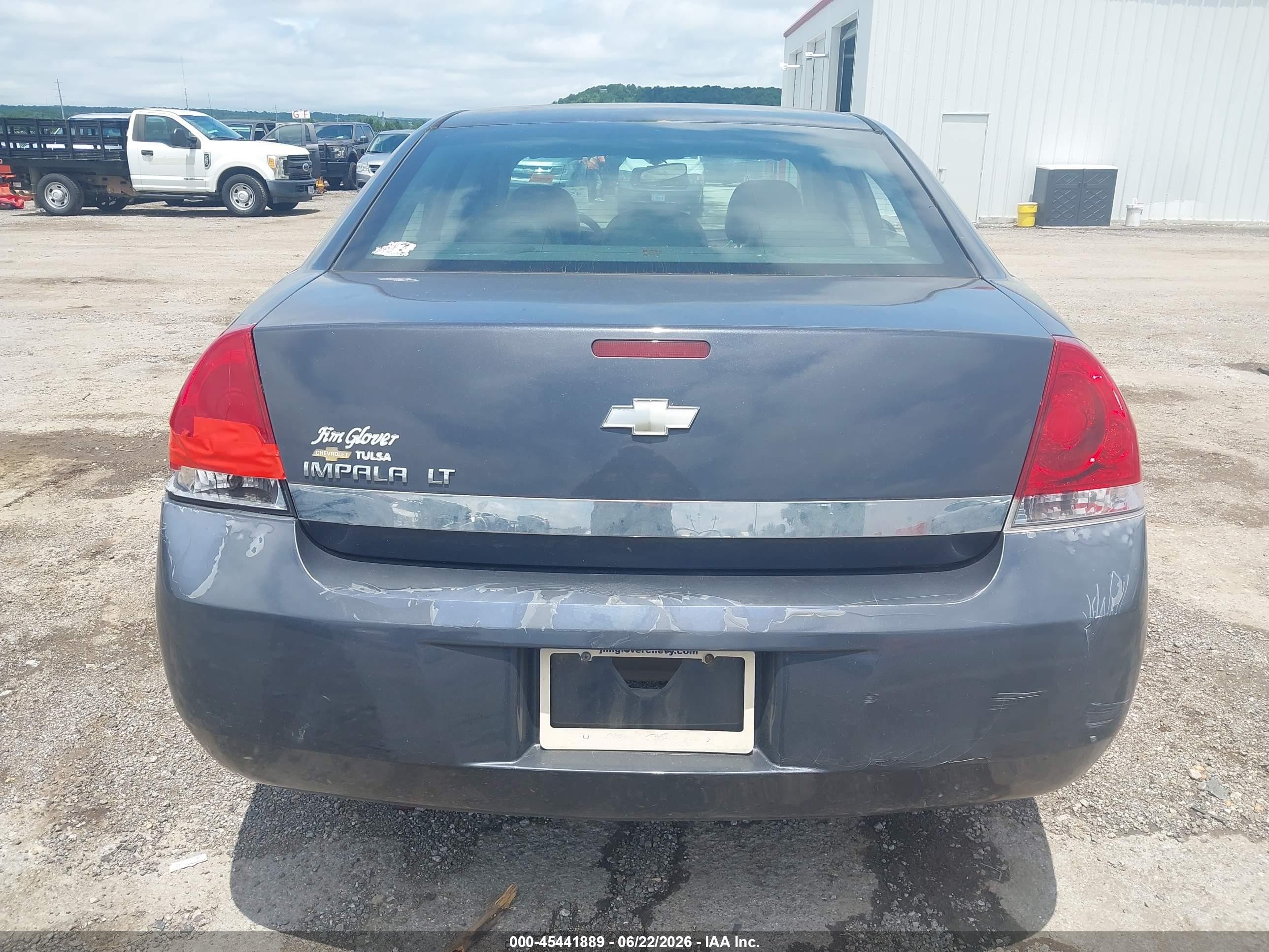 2008 Chevrolet Impala Lt Blue vin: 2G1WT55N981287575