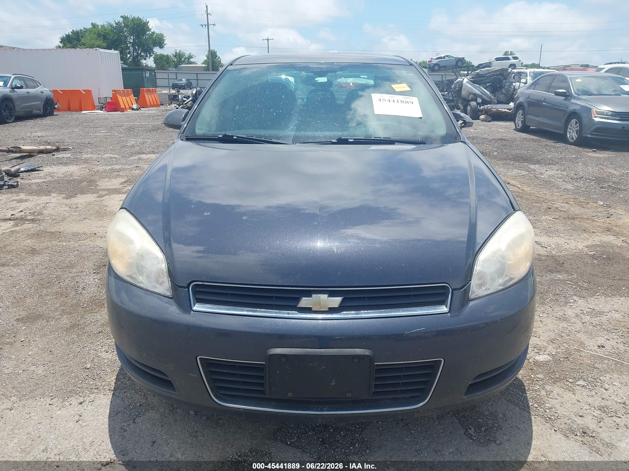 2008 Chevrolet Impala Lt Blue vin: 2G1WT55N981287575