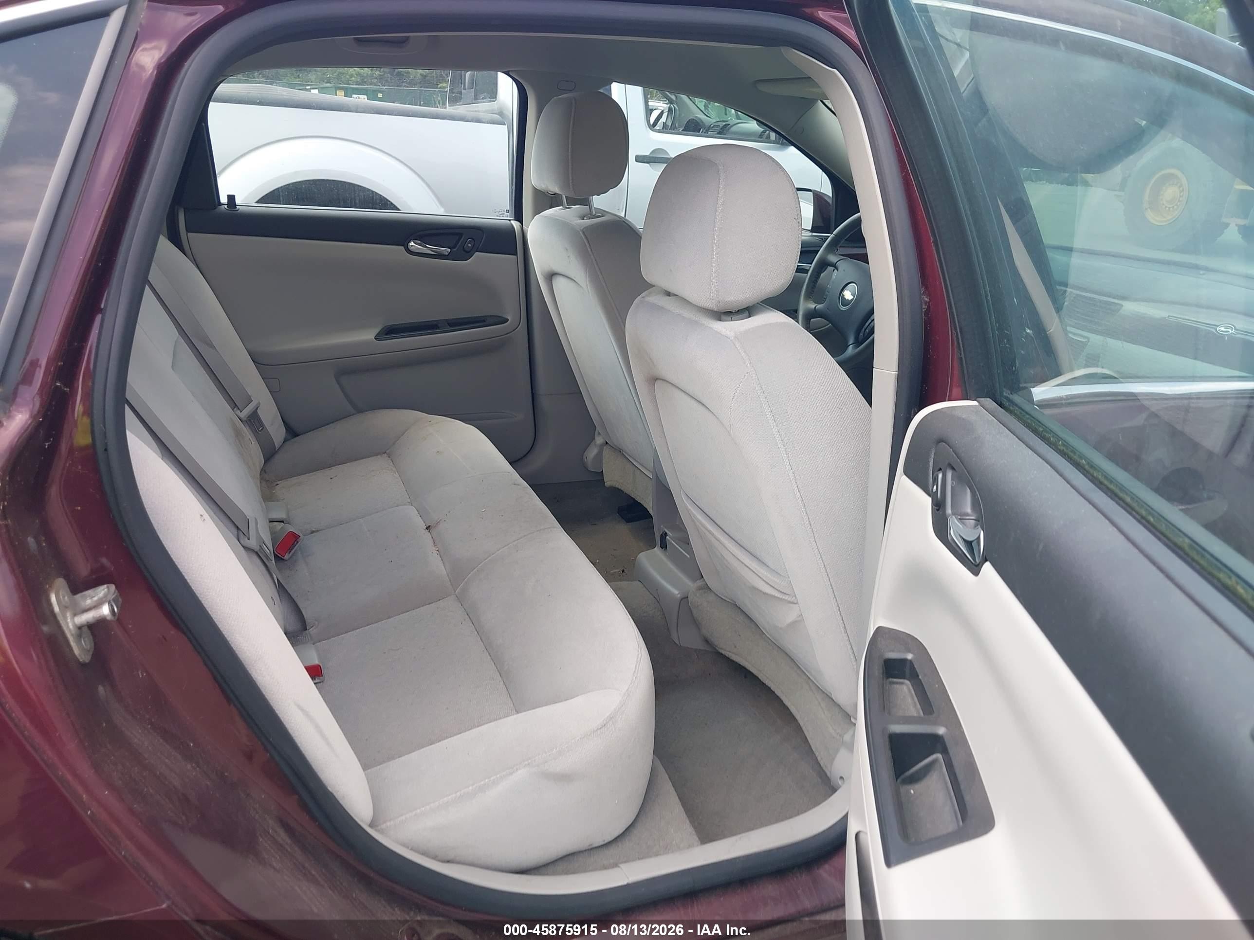2007 Chevrolet Impala Lt Maroon vin: 2G1WT55NX79300527