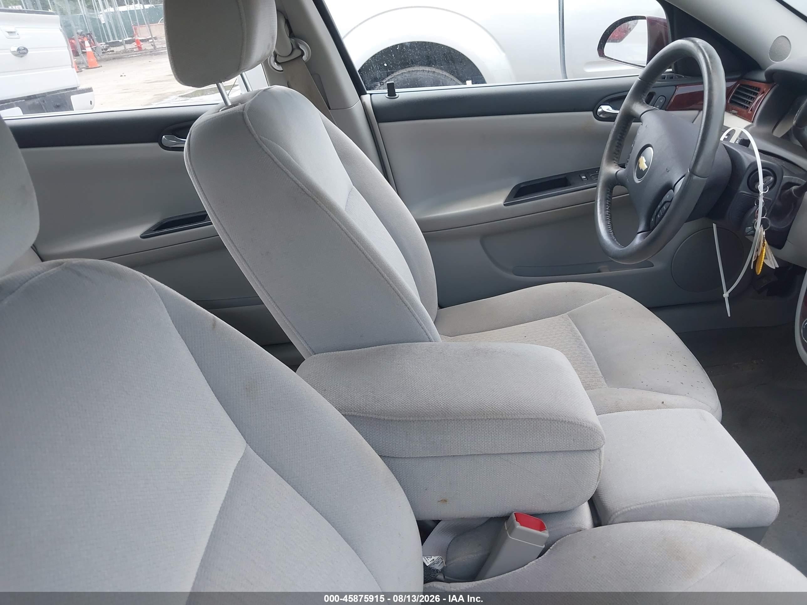 2007 Chevrolet Impala Lt Maroon vin: 2G1WT55NX79300527