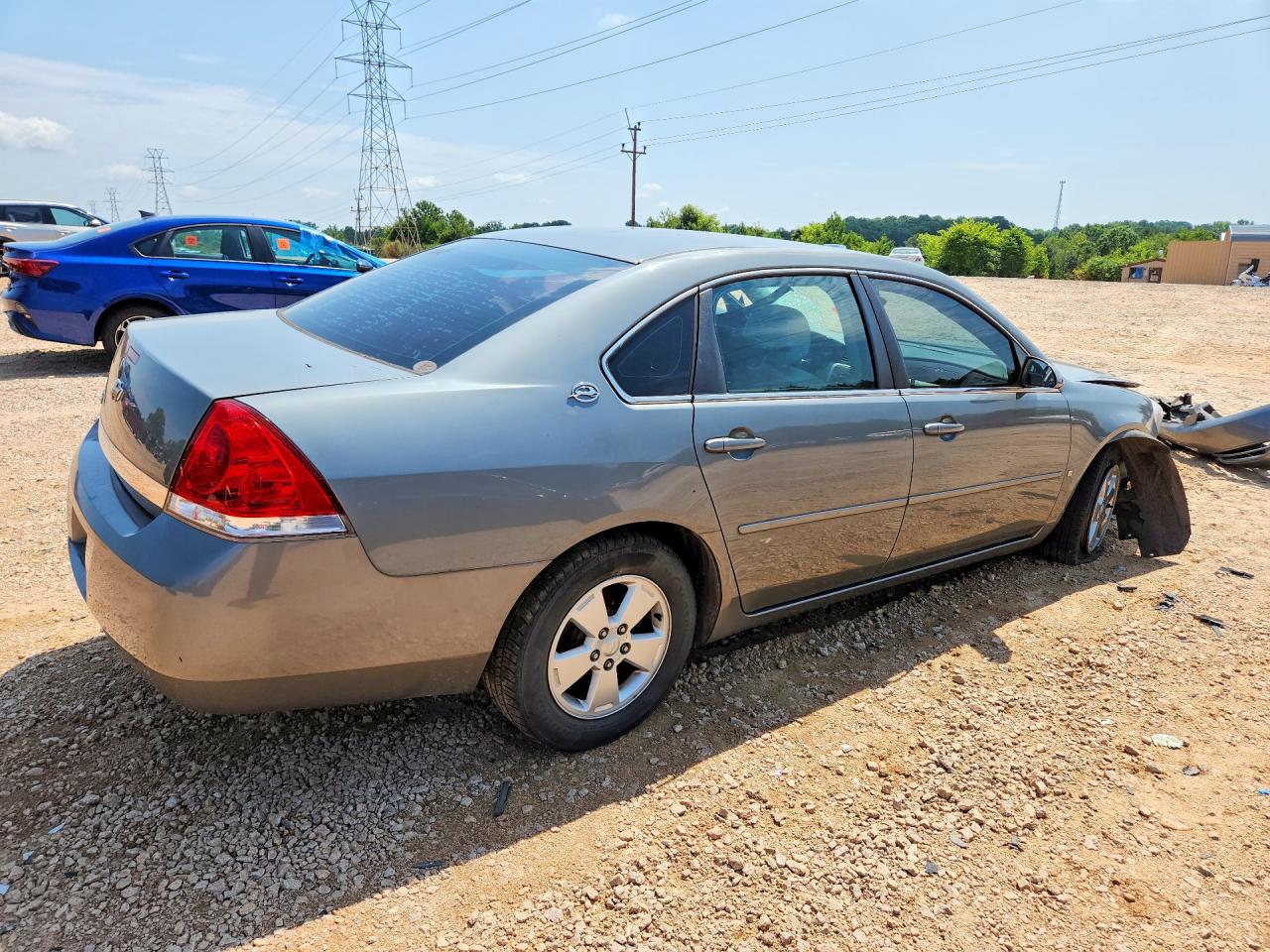 2008 Chevrolet Impala Lt Blue vin: 2G1WT55NX81296382