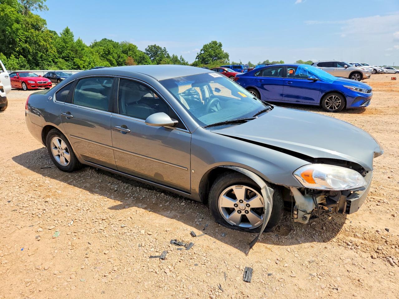 2008 Chevrolet Impala Lt Blue vin: 2G1WT55NX81296382