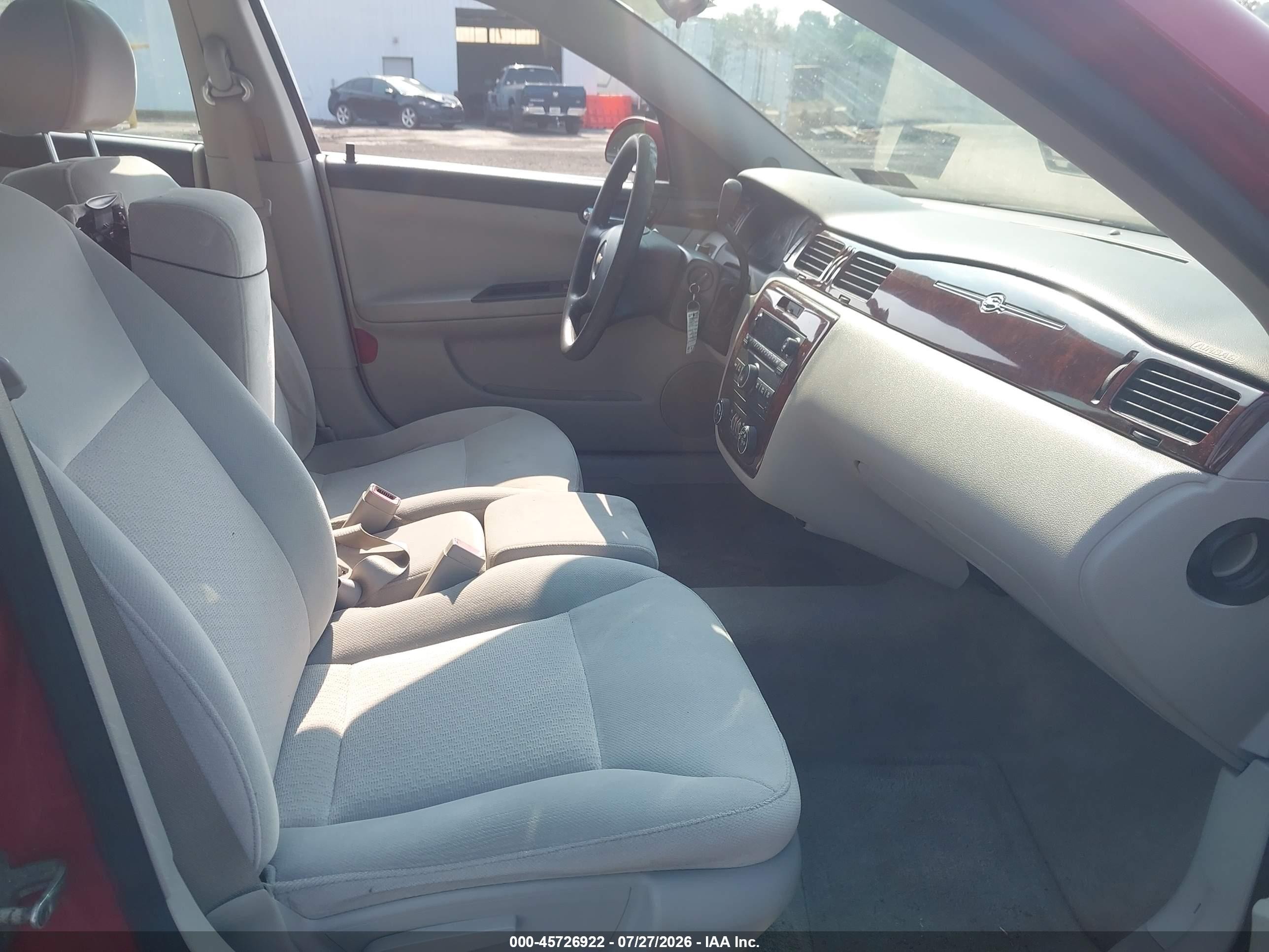 2008 Chevrolet Impala Lt Красный vin: 2G1WT55NX89132129
