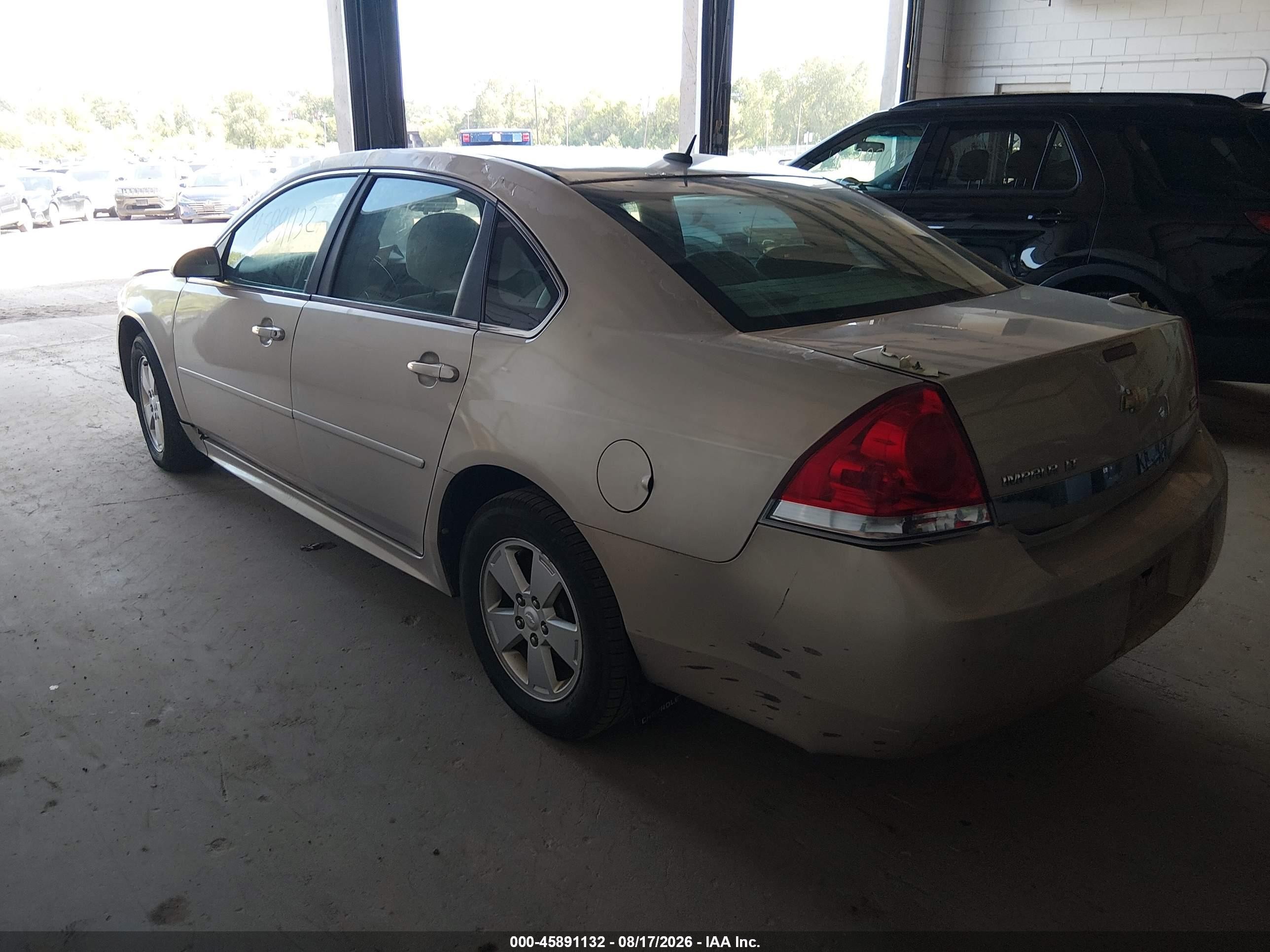 2009 Chevrolet Impala Lt Желто-коричневый vin: 2G1WT57K091101443