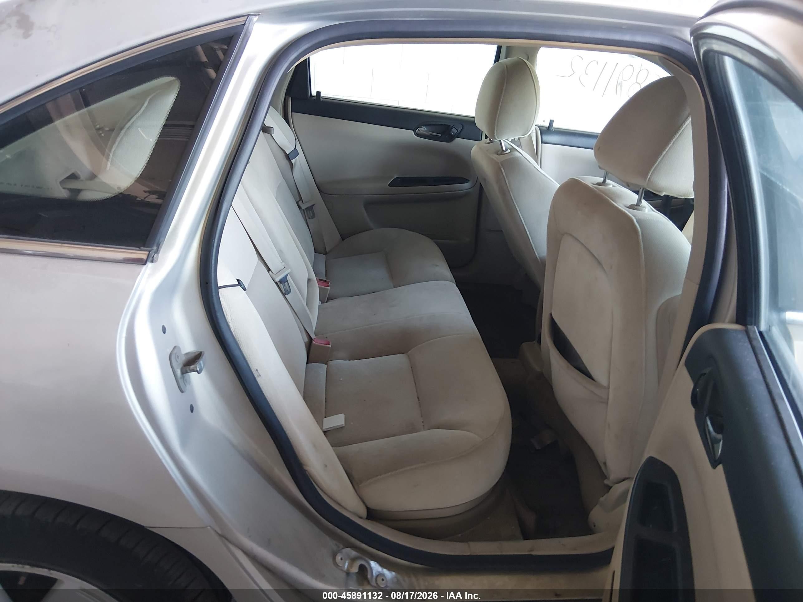 2009 Chevrolet Impala Lt Желто-коричневый vin: 2G1WT57K091101443