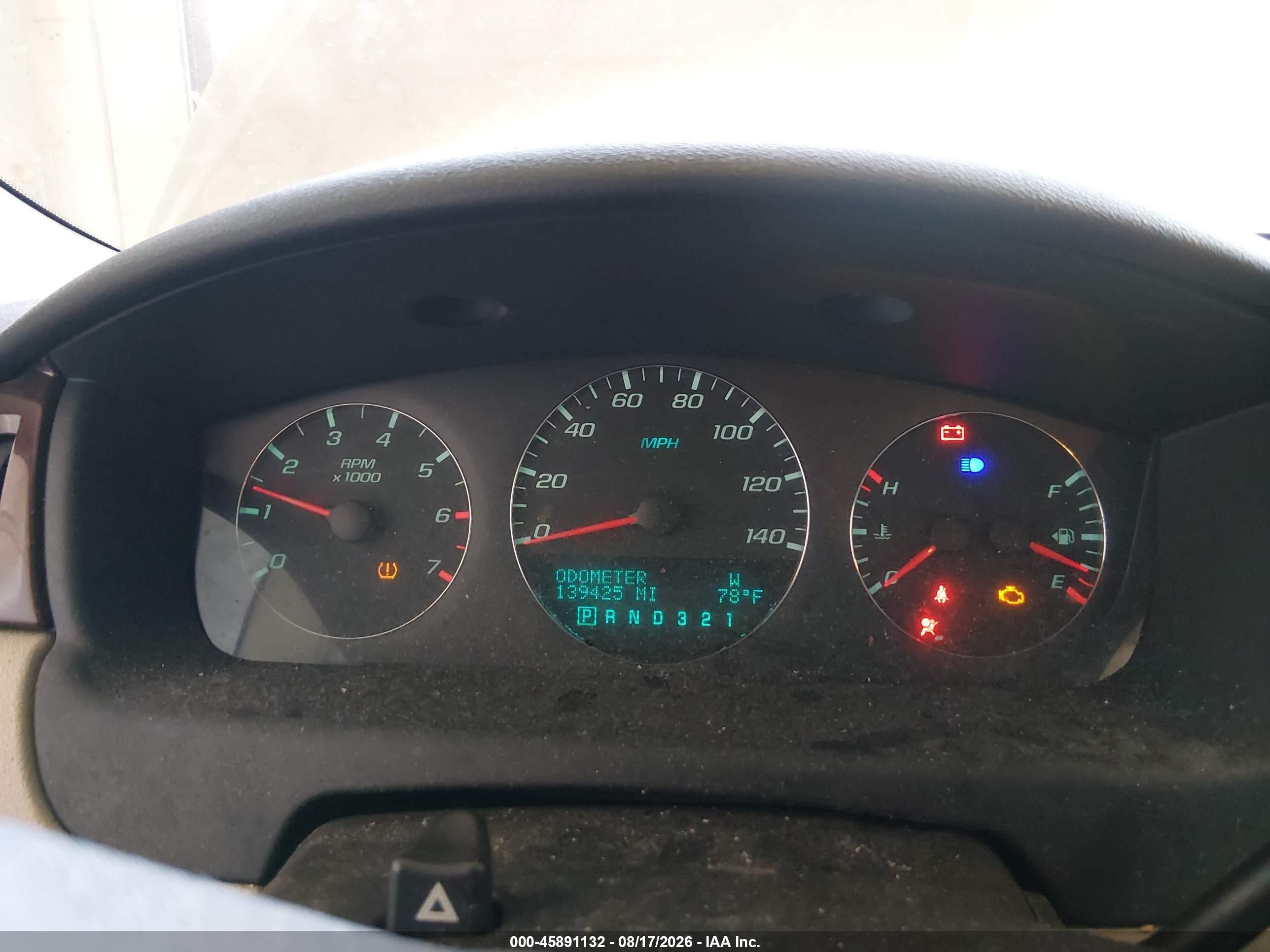 2009 Chevrolet Impala Lt Желто-коричневый vin: 2G1WT57K091101443