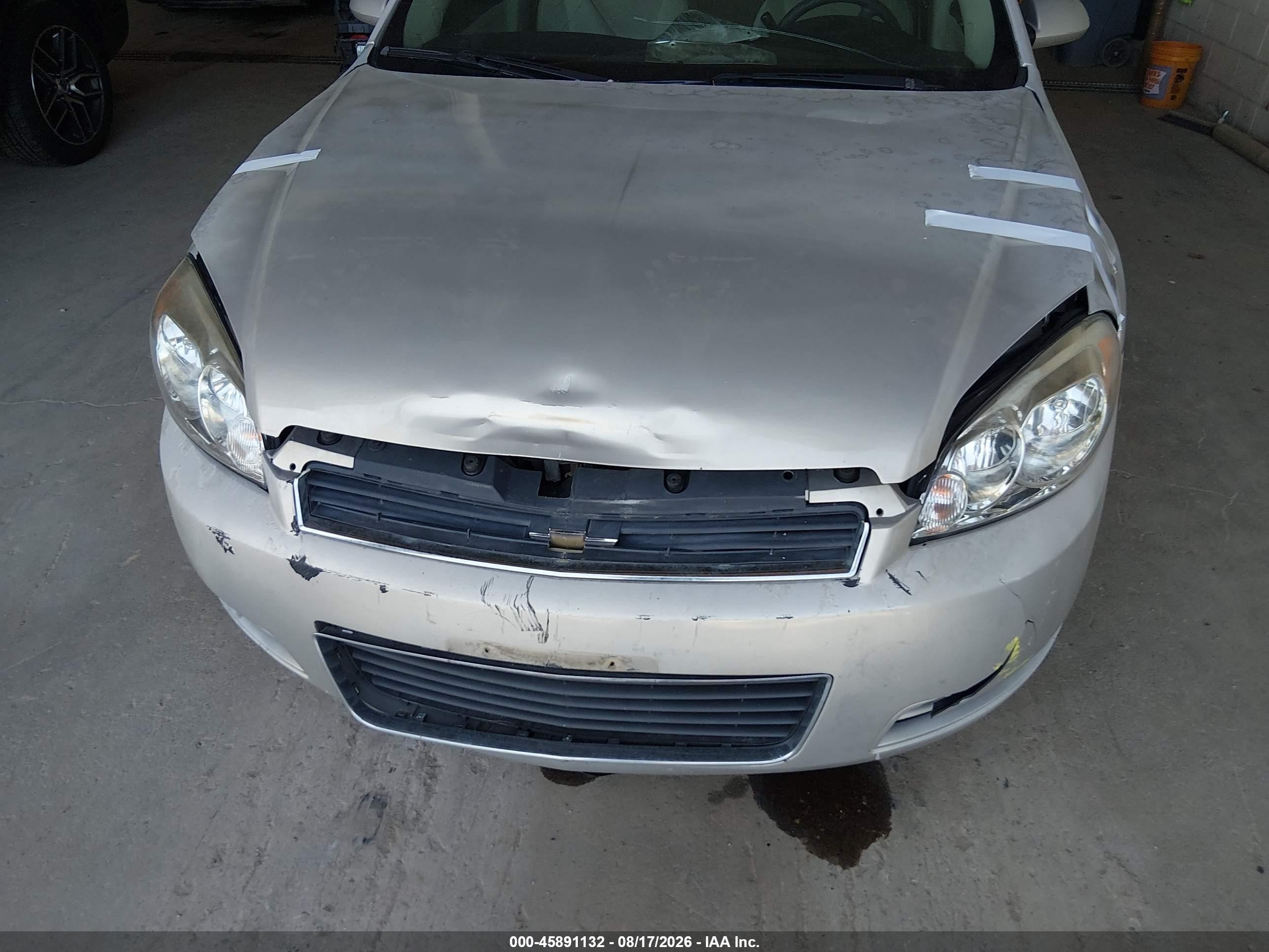 2009 Chevrolet Impala Lt Желто-коричневый vin: 2G1WT57K091101443
