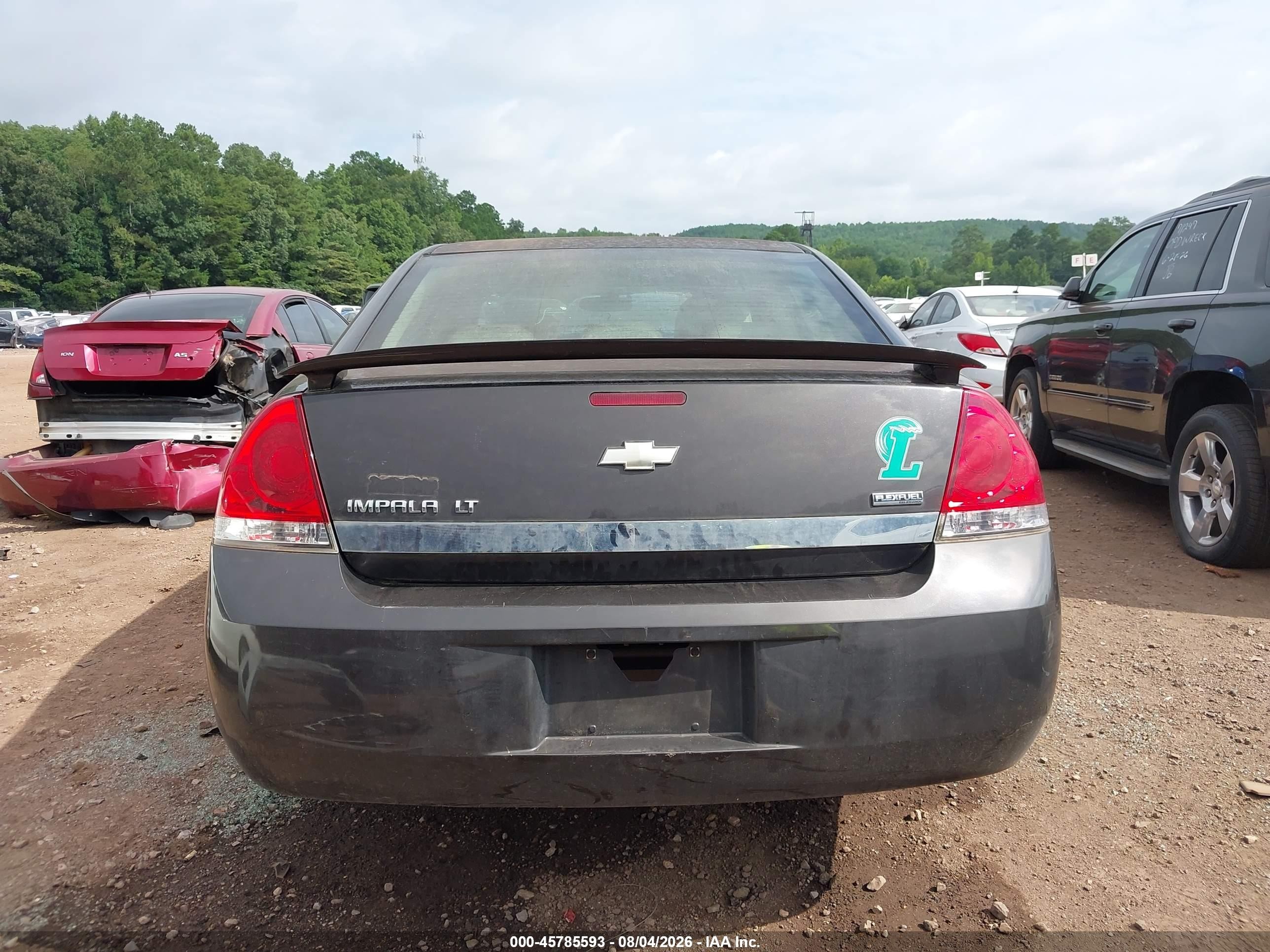 2009 Chevrolet Impala Lt Black vin: 2G1WT57K091119442
